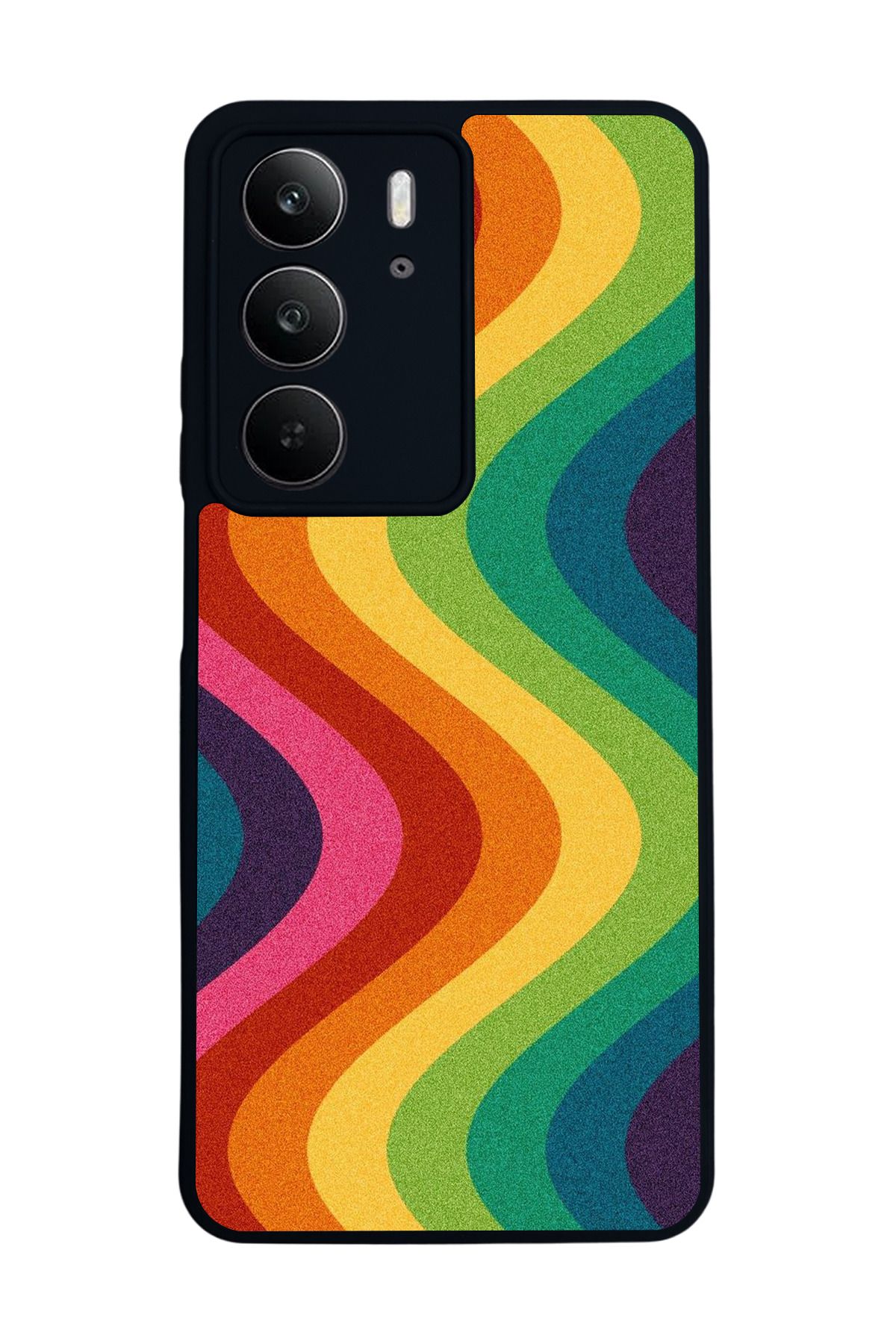 realme C75 Mat Uyumlu Siyah Kılıf – Yumuşak Silikon, Koruyucu, Şok Emici Kapak