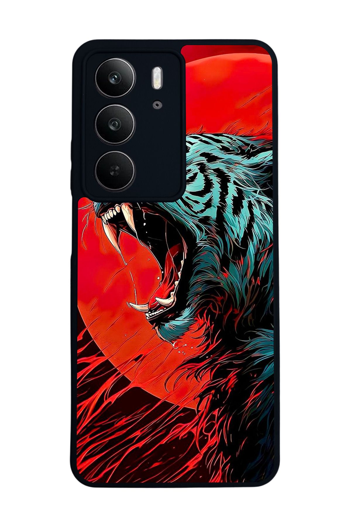 realme C75 Mat Uyumlu Siyah Kılıf – Yumuşak Silikon, Koruyucu, Şok Emici Kapak