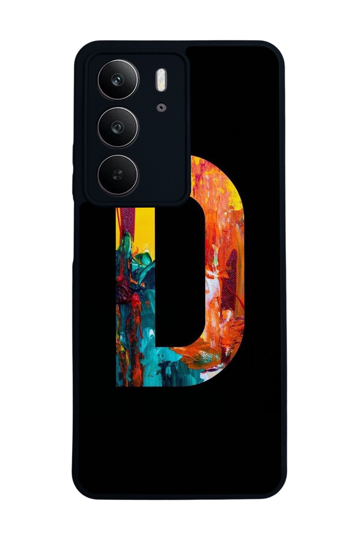 realme C75 Mat Uyumlu Siyah Kılıf – Yumuşak Silikon, Koruyucu, Şok Emici Kapak