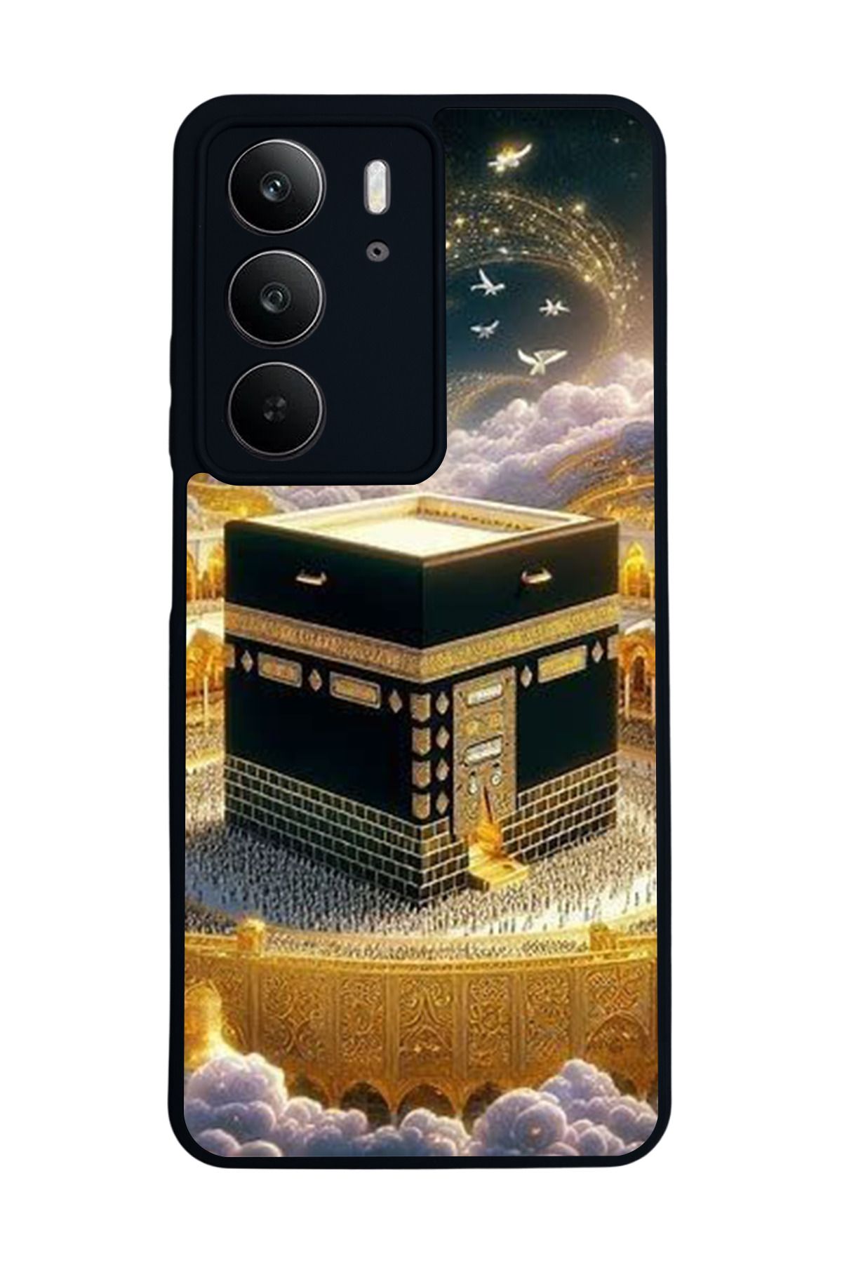 realme C75 Mat Uyumlu Siyah Kılıf – Yumuşak Silikon, Koruyucu, Şok Emici Kapak
