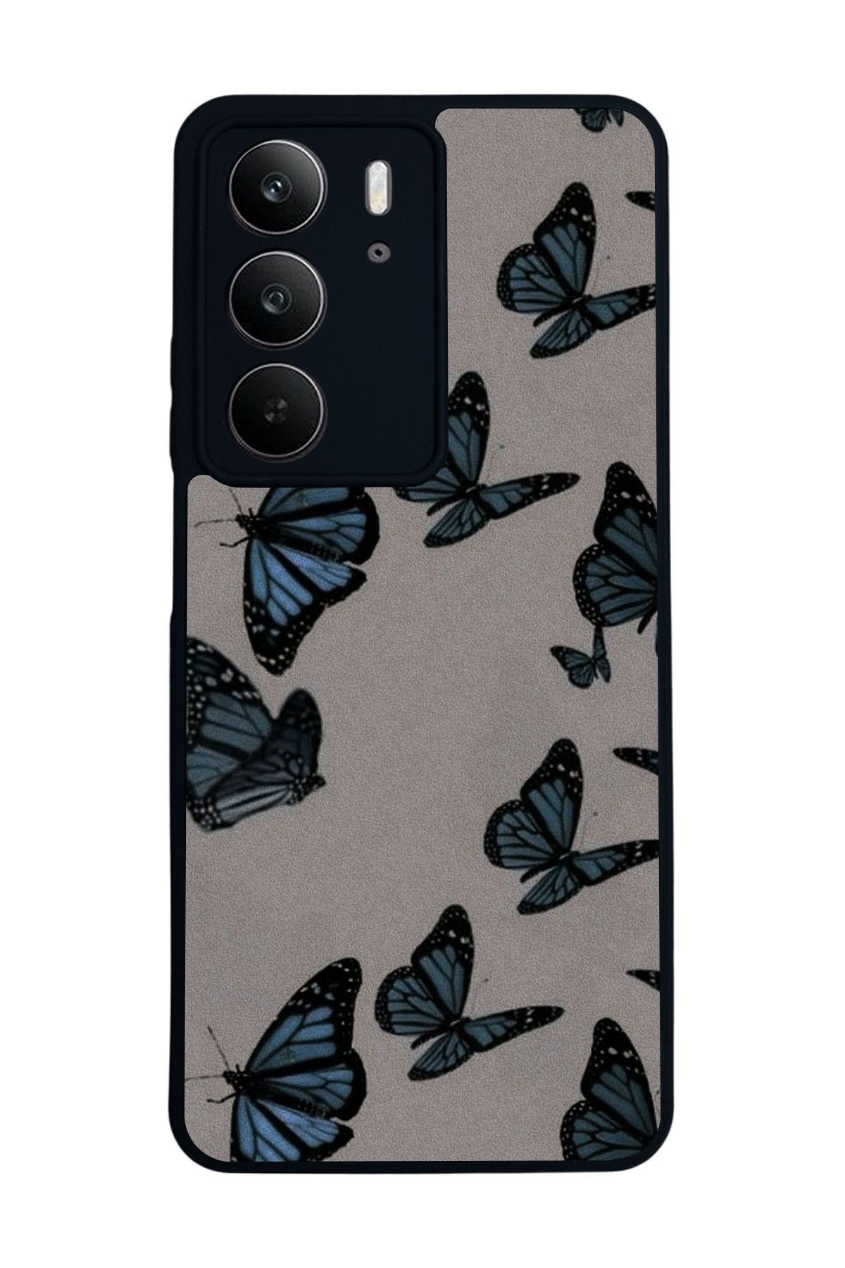 realme C75 Mat Uyumlu Siyah Kılıf – Yumuşak Silikon, Koruyucu, Şok Emici Kapak