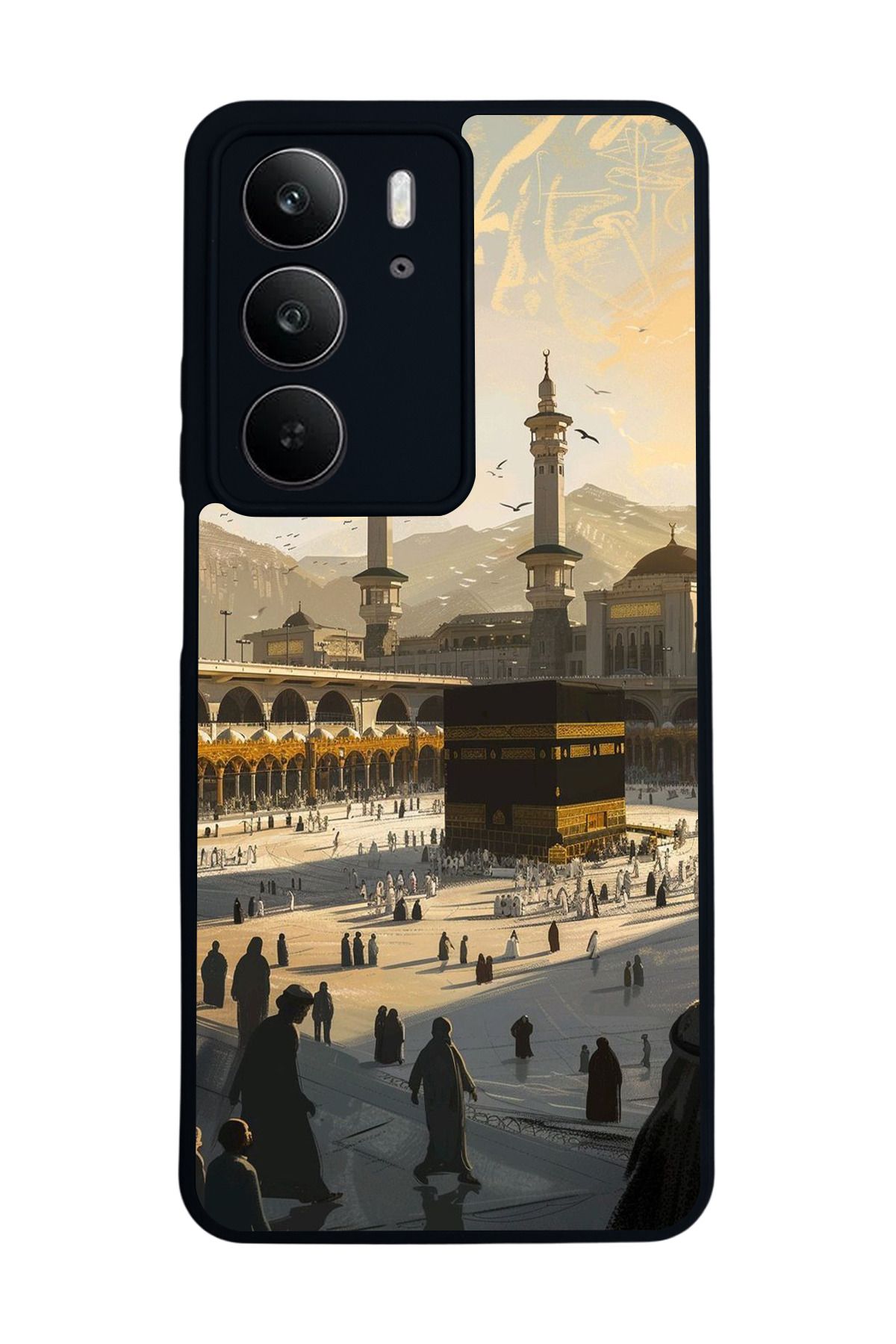 realme C75 Mat Uyumlu Siyah Kılıf – Yumuşak Silikon, Koruyucu, Şok Emici Kapak