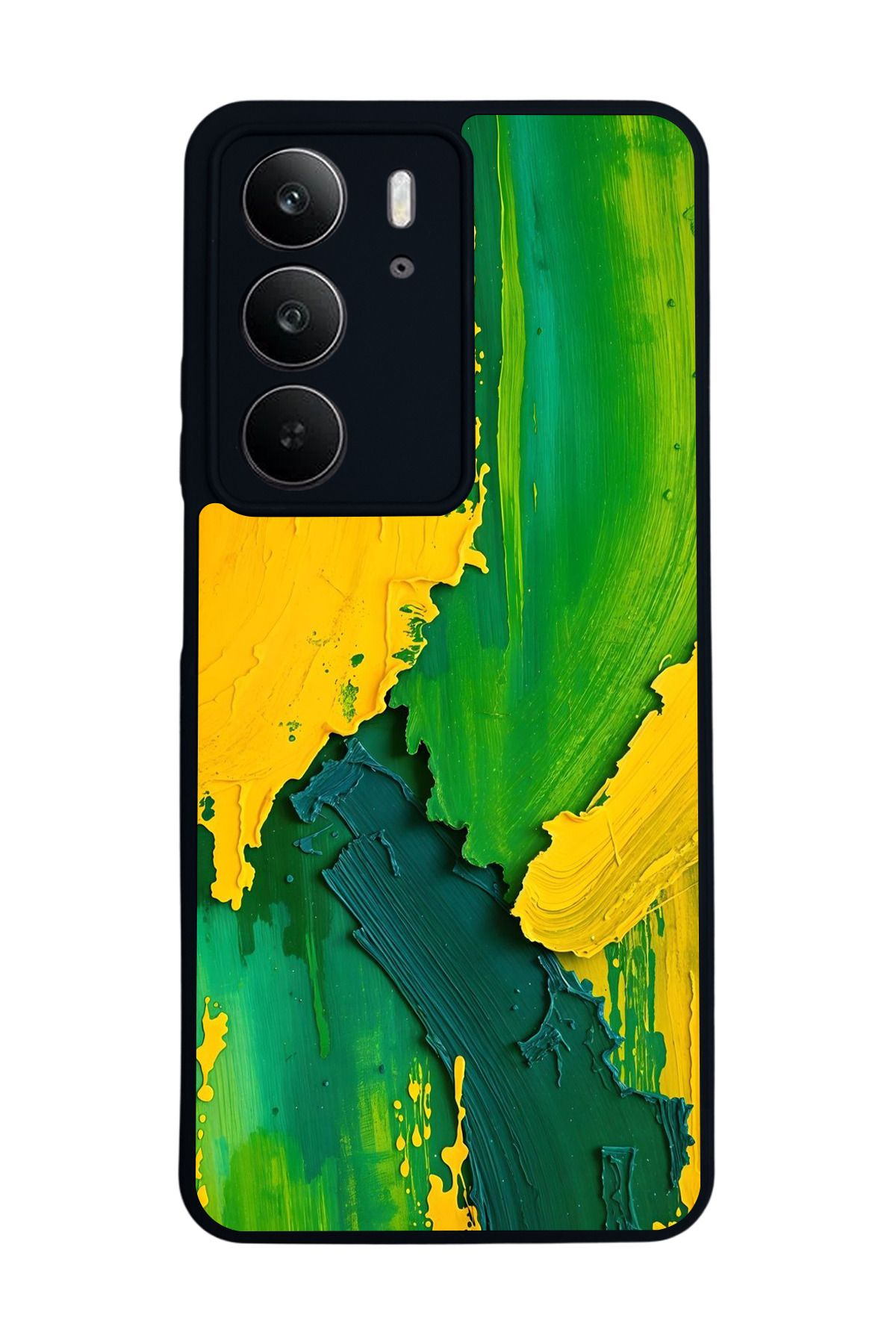 realme C75 Mat Uyumlu Siyah Kılıf – Yumuşak Silikon, Koruyucu, Şok Emici Kapak