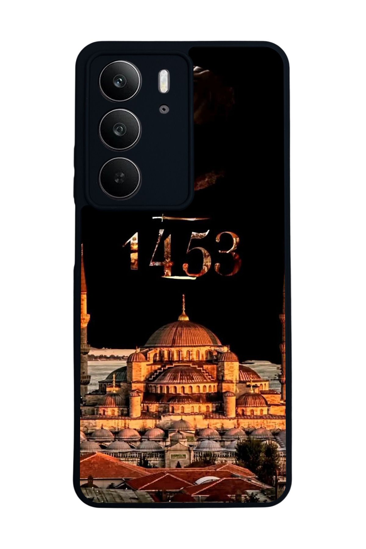 realme C75 Mat Uyumlu Siyah Kılıf – Yumuşak Silikon, Koruyucu, Şok Emici Kapak