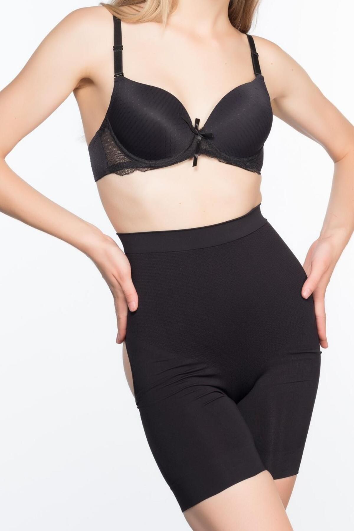 Mulvix Mulvxbrf Brf02 Siyah Mı 2032 Popo Açık Masajlı Boxer Korse (Mulvix)