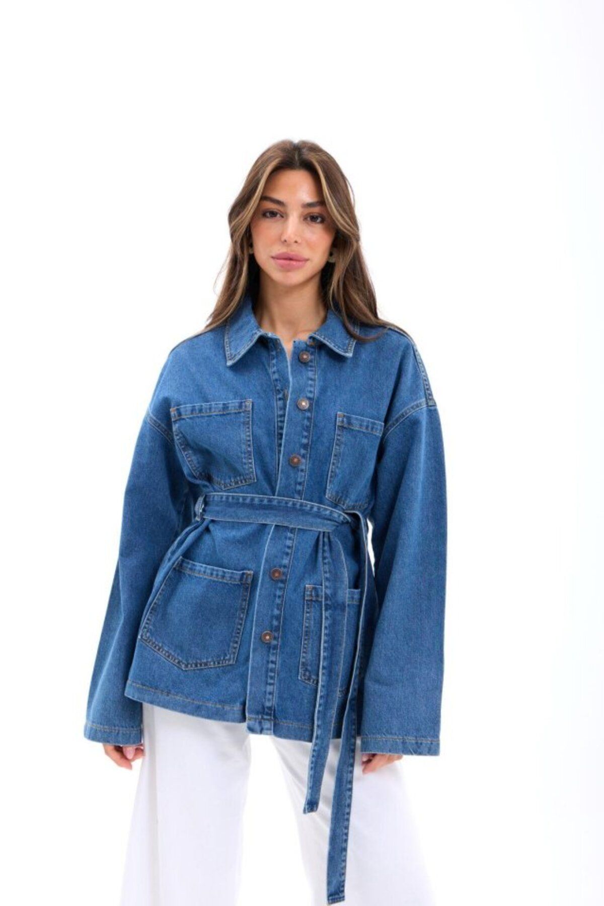 velmorafashion 7366 KOT CEKET-MAVİ
