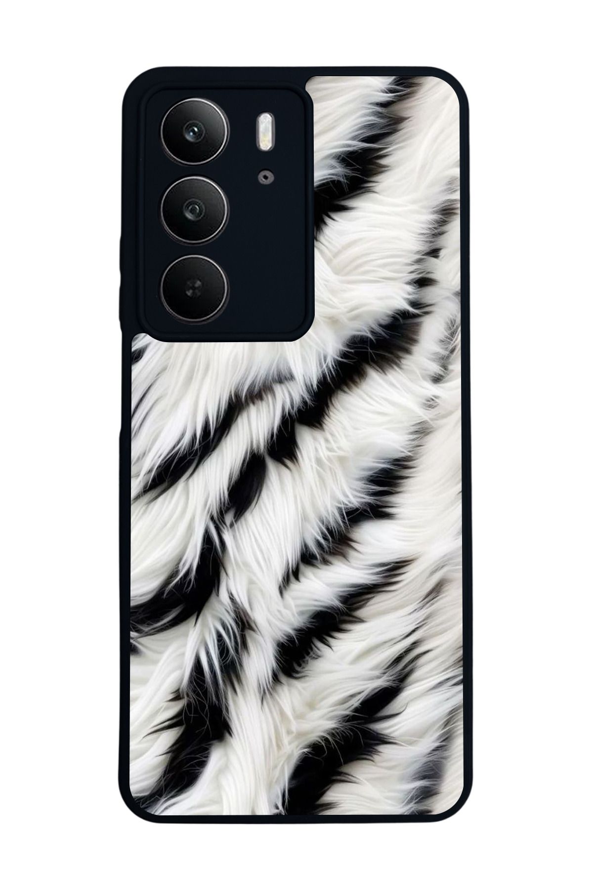 realme C75 Mat Uyumlu Siyah Kılıf – Yumuşak Silikon, Koruyucu, Şok Emici Kapak