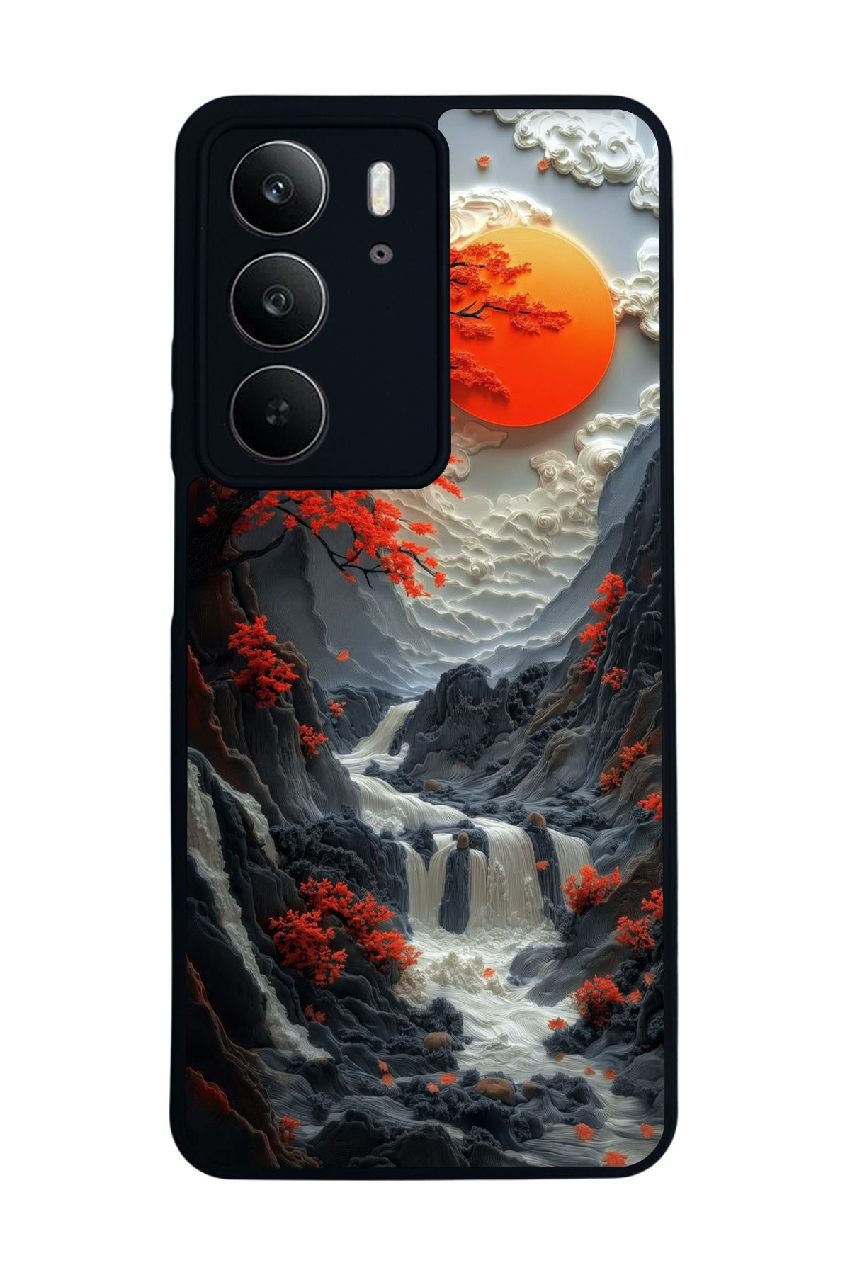 realme C75 Mat Uyumlu Siyah Kılıf – Yumuşak Silikon, Koruyucu, Şok Emici Kapak