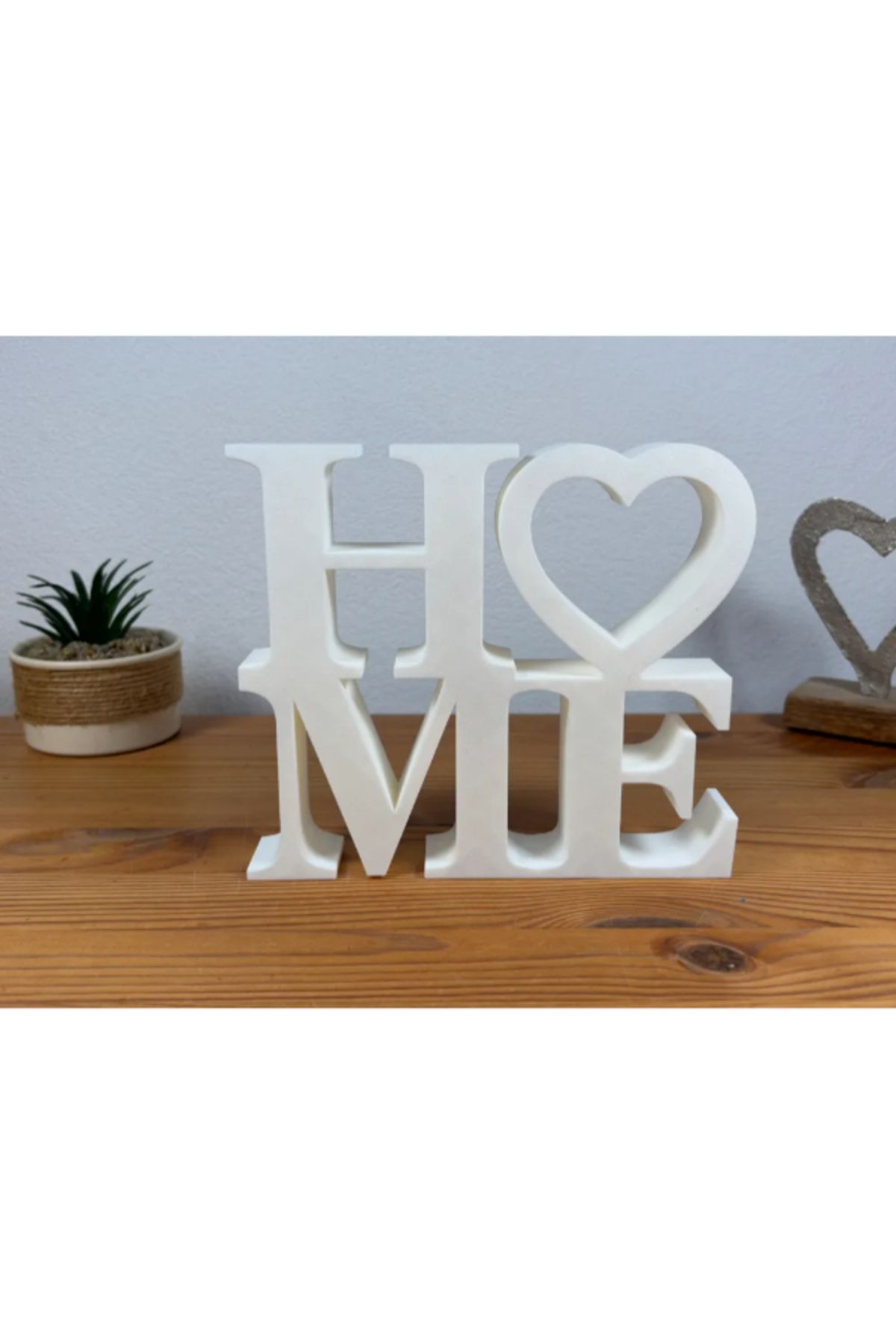 NOMOTHETIC Kalpli “Home” Yazılı Dekoratif Stand