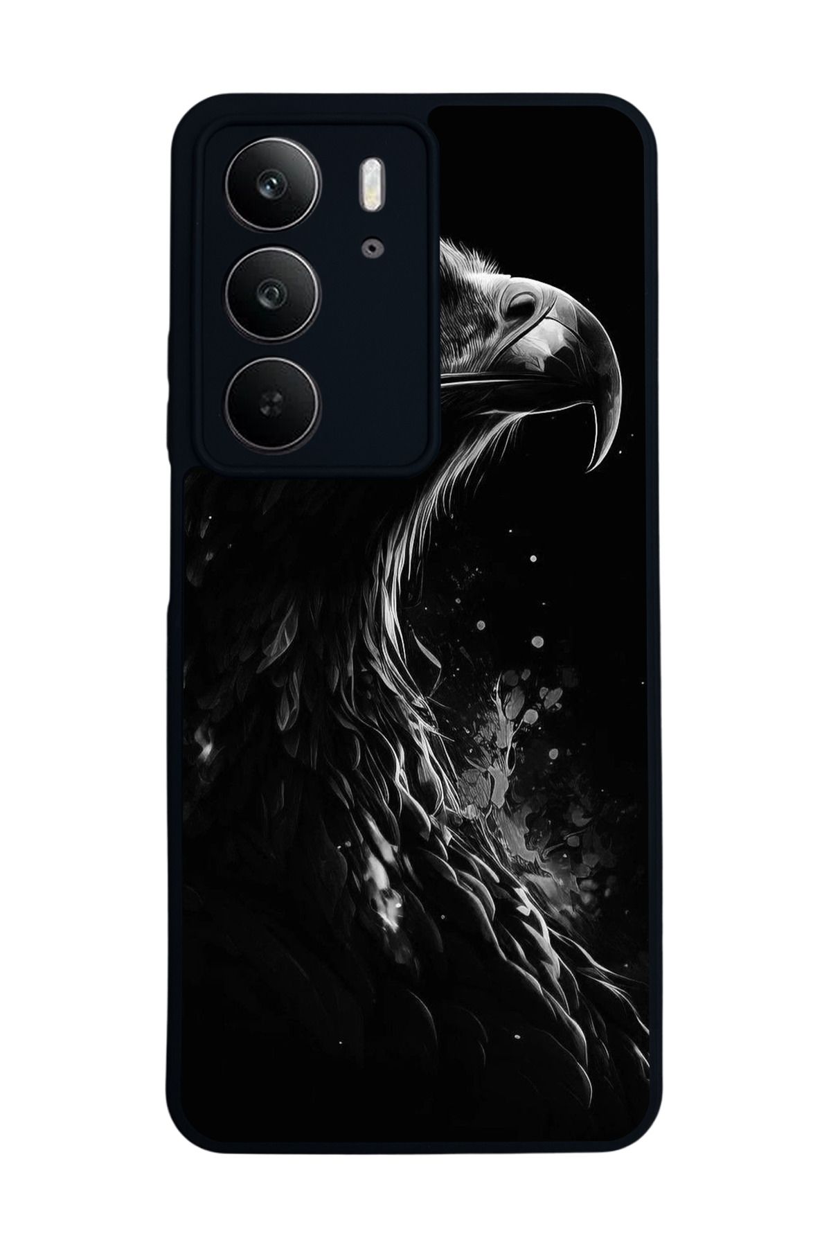 realme C75 Mat Uyumlu Siyah Kılıf – Yumuşak Silikon, Koruyucu, Şok Emici Kapak