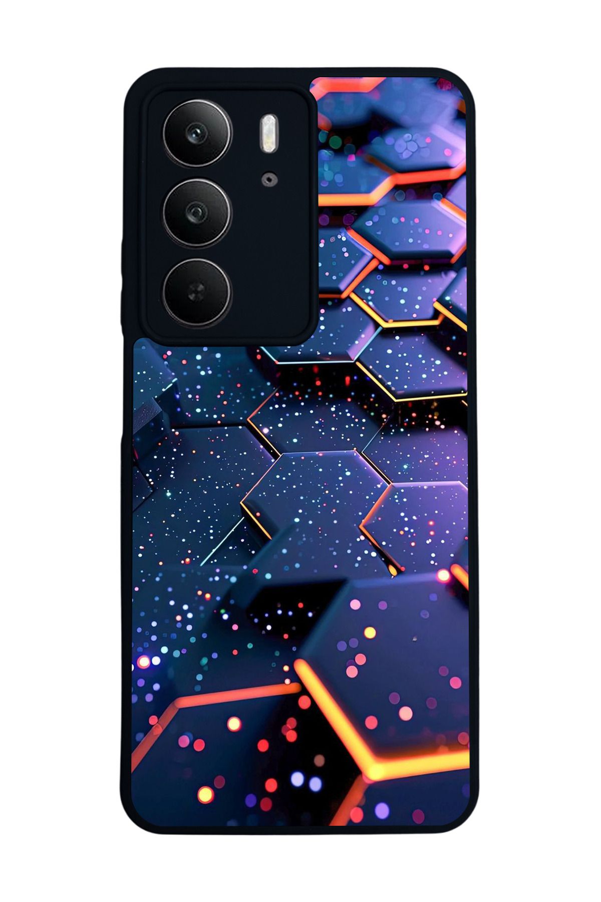realme C75 Mat Uyumlu Siyah Kılıf – Yumuşak Silikon, Koruyucu, Şok Emici Kapak