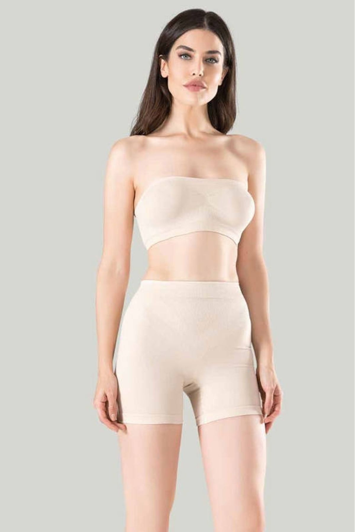 FTT SHOPPING MARKET Popo Kaldırıcı Kısa Paçalı Boxer Korse 34312