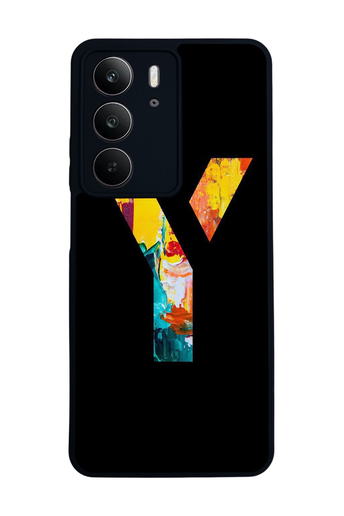 realme C75 Mat Uyumlu Siyah Kılıf – Yumuşak Silikon, Koruyucu, Şok Emici Kapak