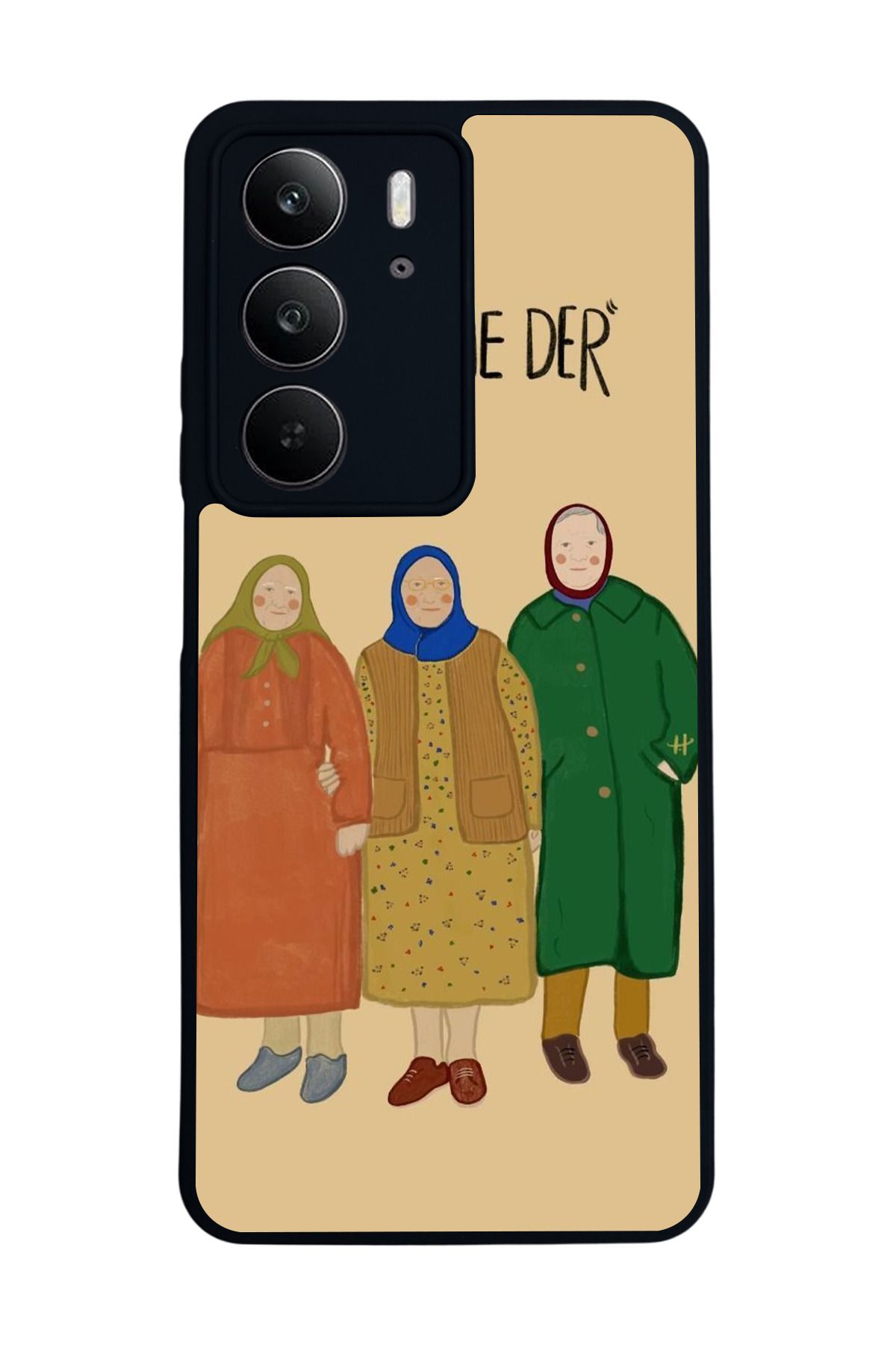 realme C75 Mat Uyumlu Siyah Kılıf – Yumuşak Silikon, Koruyucu, Şok Emici Kapak