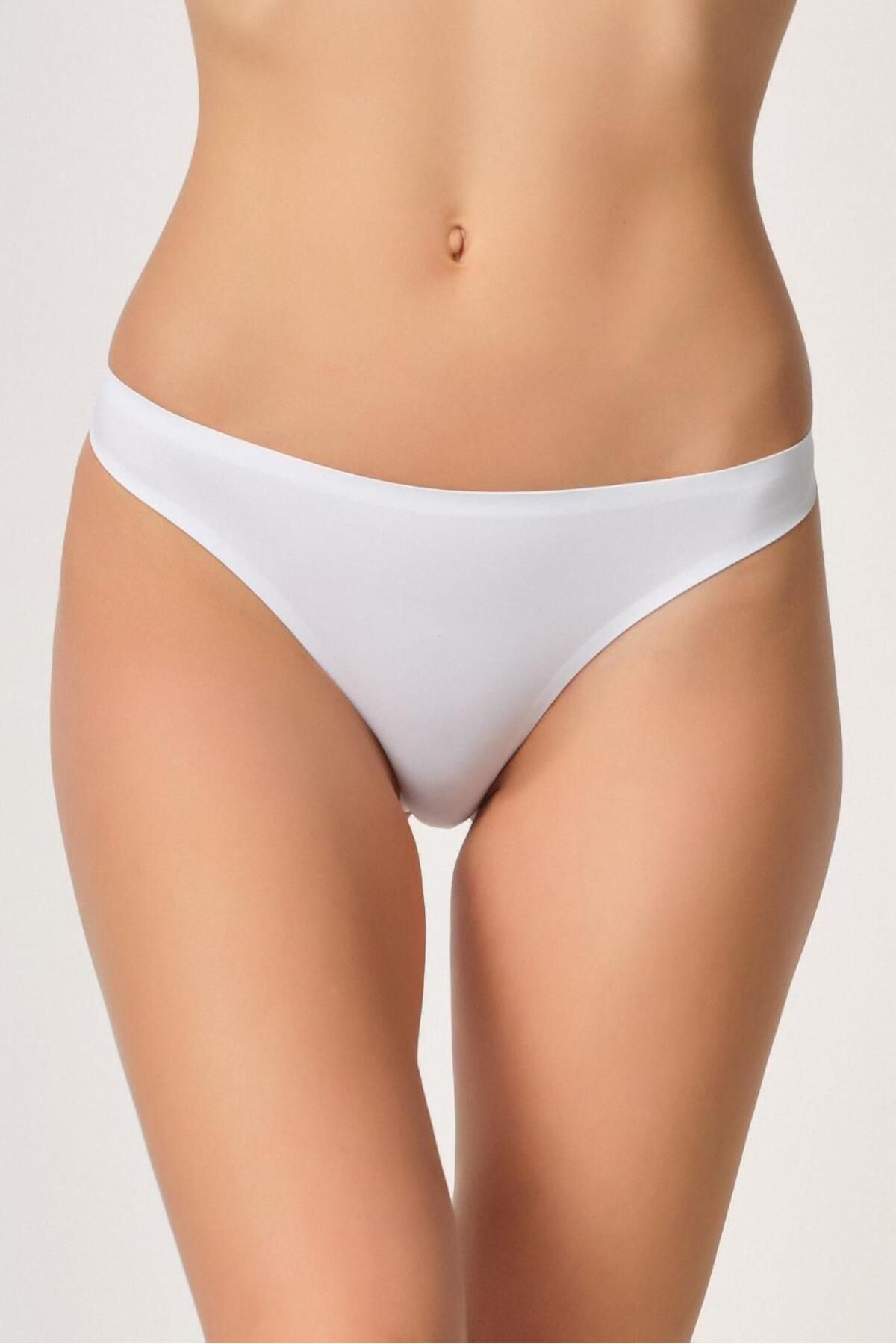 Mulvix Beyaz Mı 2802 Yapıştırma Lazer Kesim String Külot