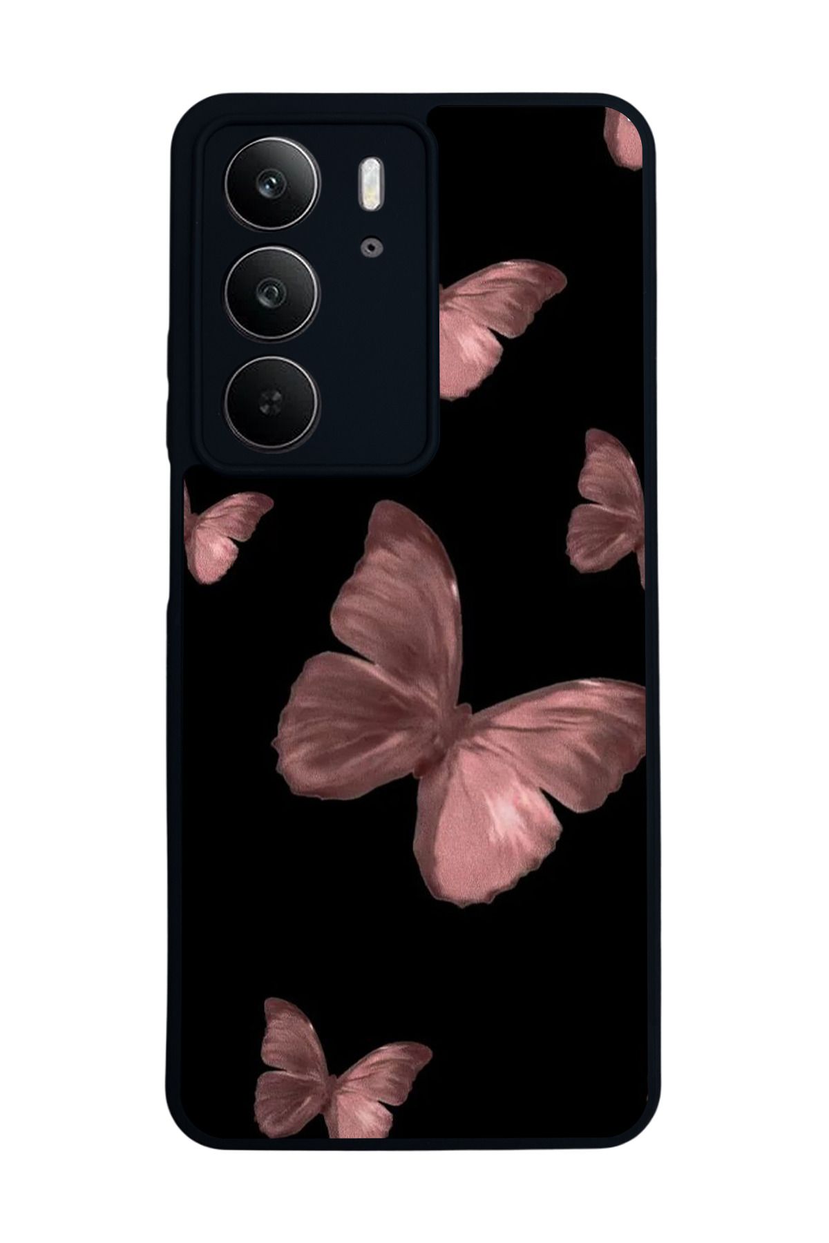 realme C75 Mat Uyumlu Siyah Kılıf – Yumuşak Silikon, Koruyucu, Şok Emici Kapak