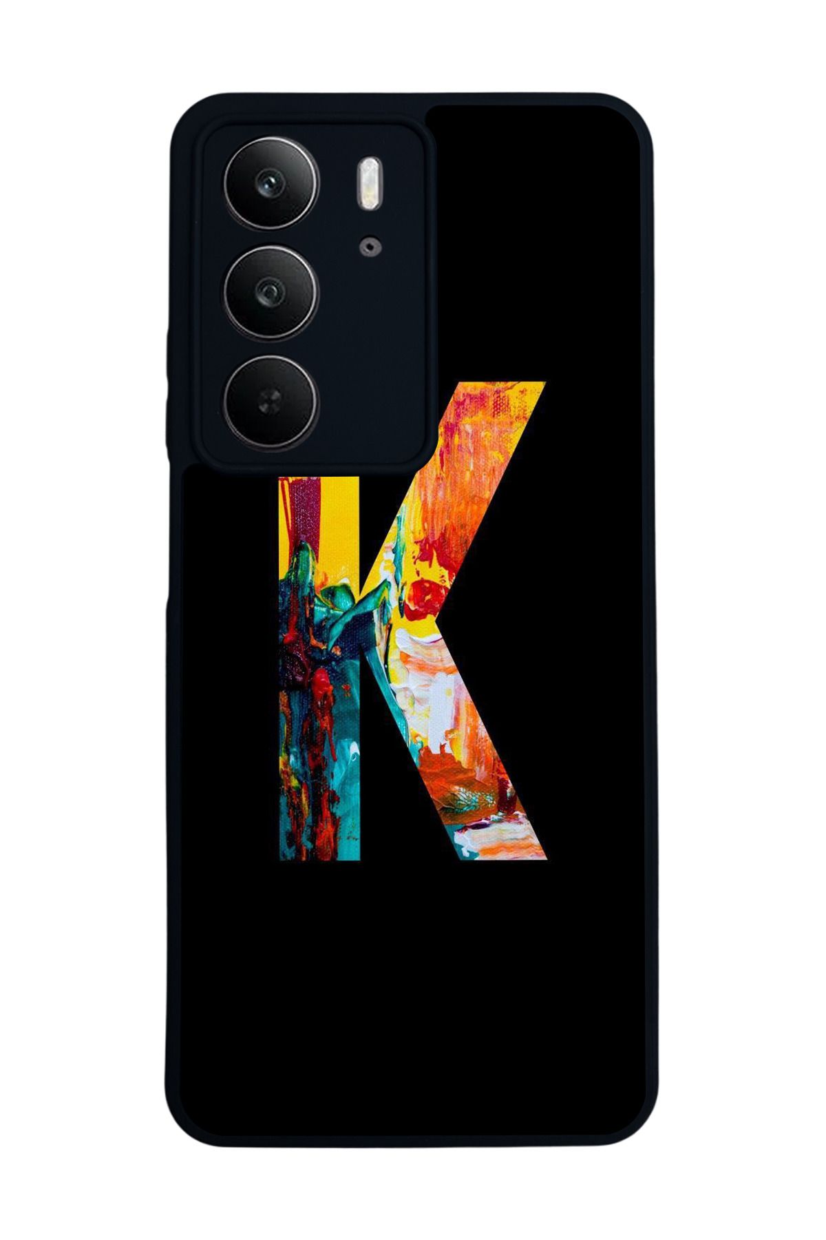 realme C75 Mat Uyumlu Siyah Kılıf – Yumuşak Silikon, Koruyucu, Şok Emici Kapak