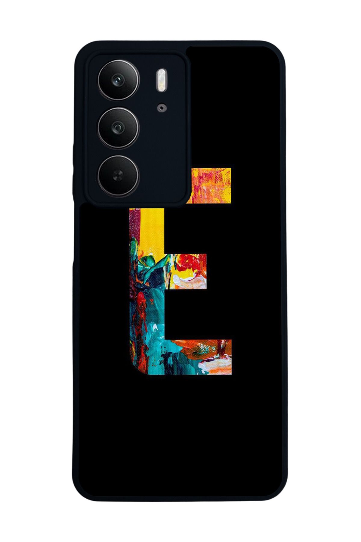 realme C75 Mat Uyumlu Siyah Kılıf – Yumuşak Silikon, Koruyucu, Şok Emici Kapak