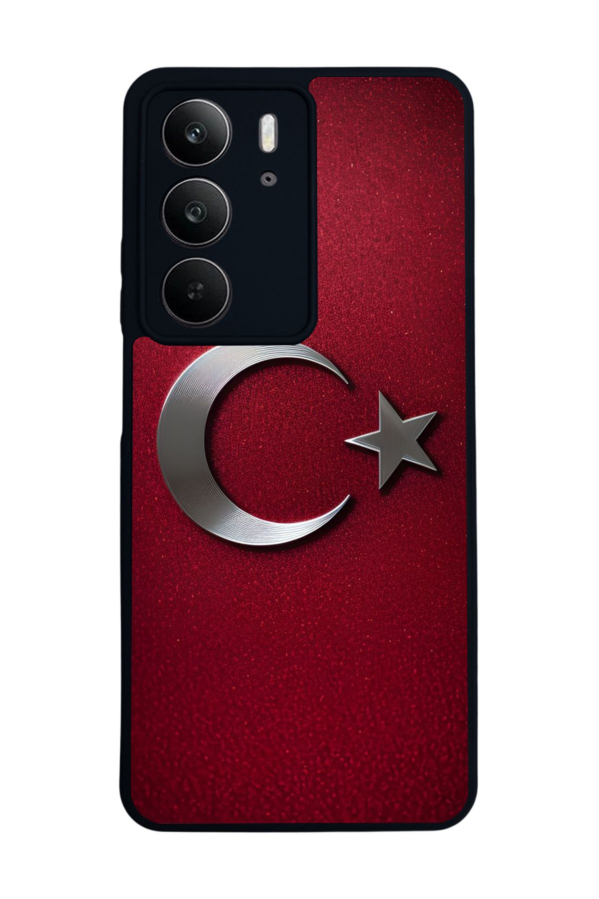 realme C75 Mat Uyumlu Siyah Kılıf – Yumuşak Silikon, Koruyucu, Şok Emici Kapak