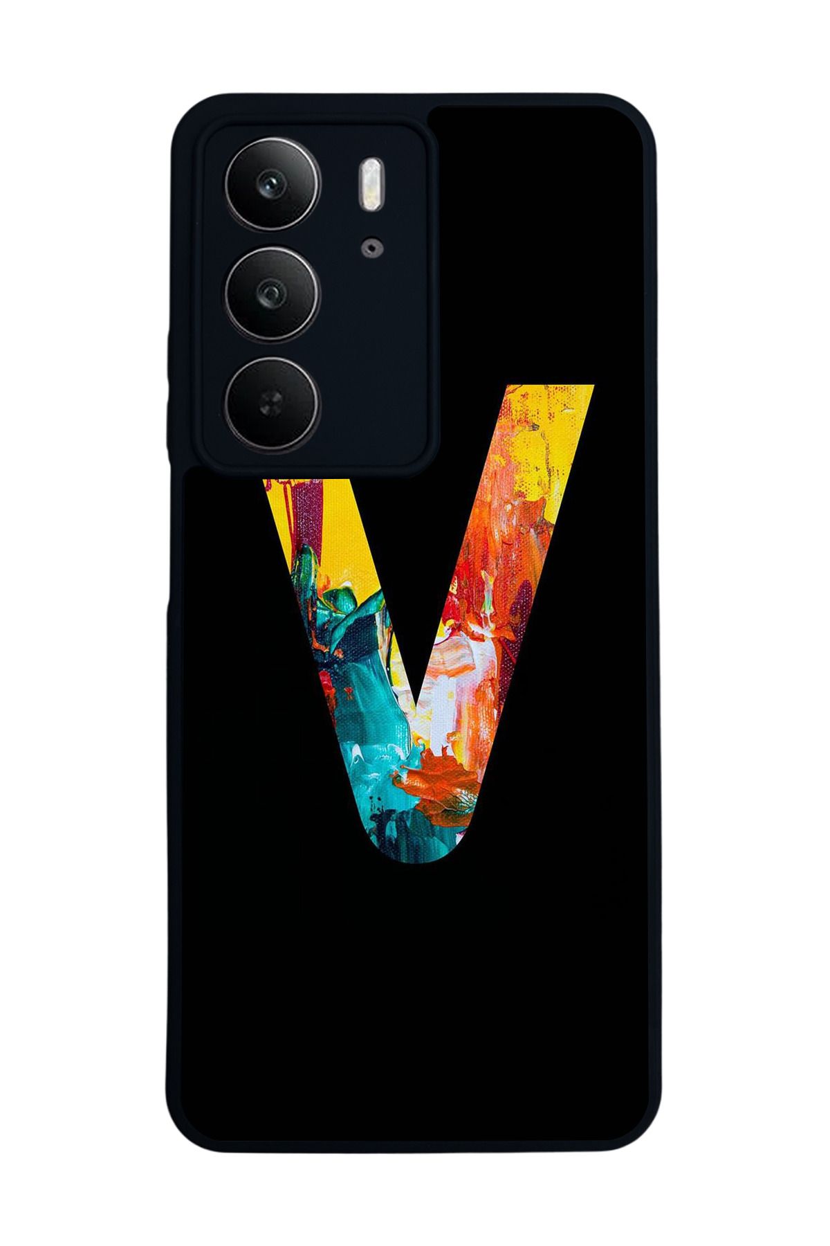 realme C75 Mat Uyumlu Siyah Kılıf – Yumuşak Silikon, Koruyucu, Şok Emici Kapak