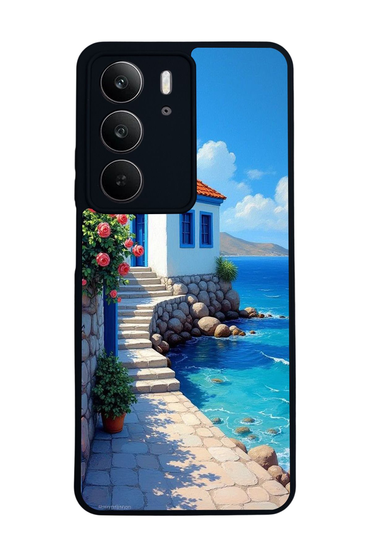 realme C75 Mat Uyumlu Siyah Kılıf – Yumuşak Silikon, Koruyucu, Şok Emici Kapak