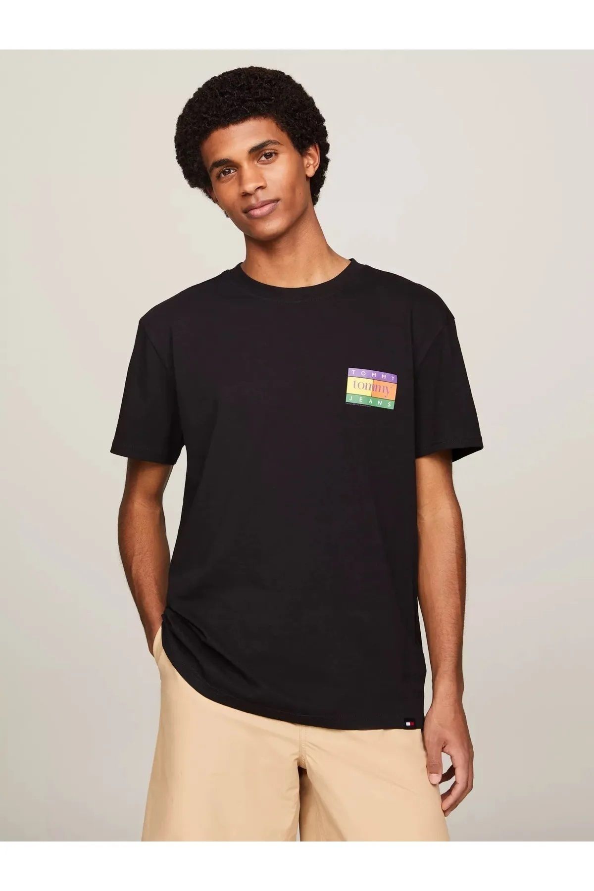 Tommy Hilfiger Sport _.TommyHilfiger Organik Pamuk Erkek T-Shirt Regular Fit