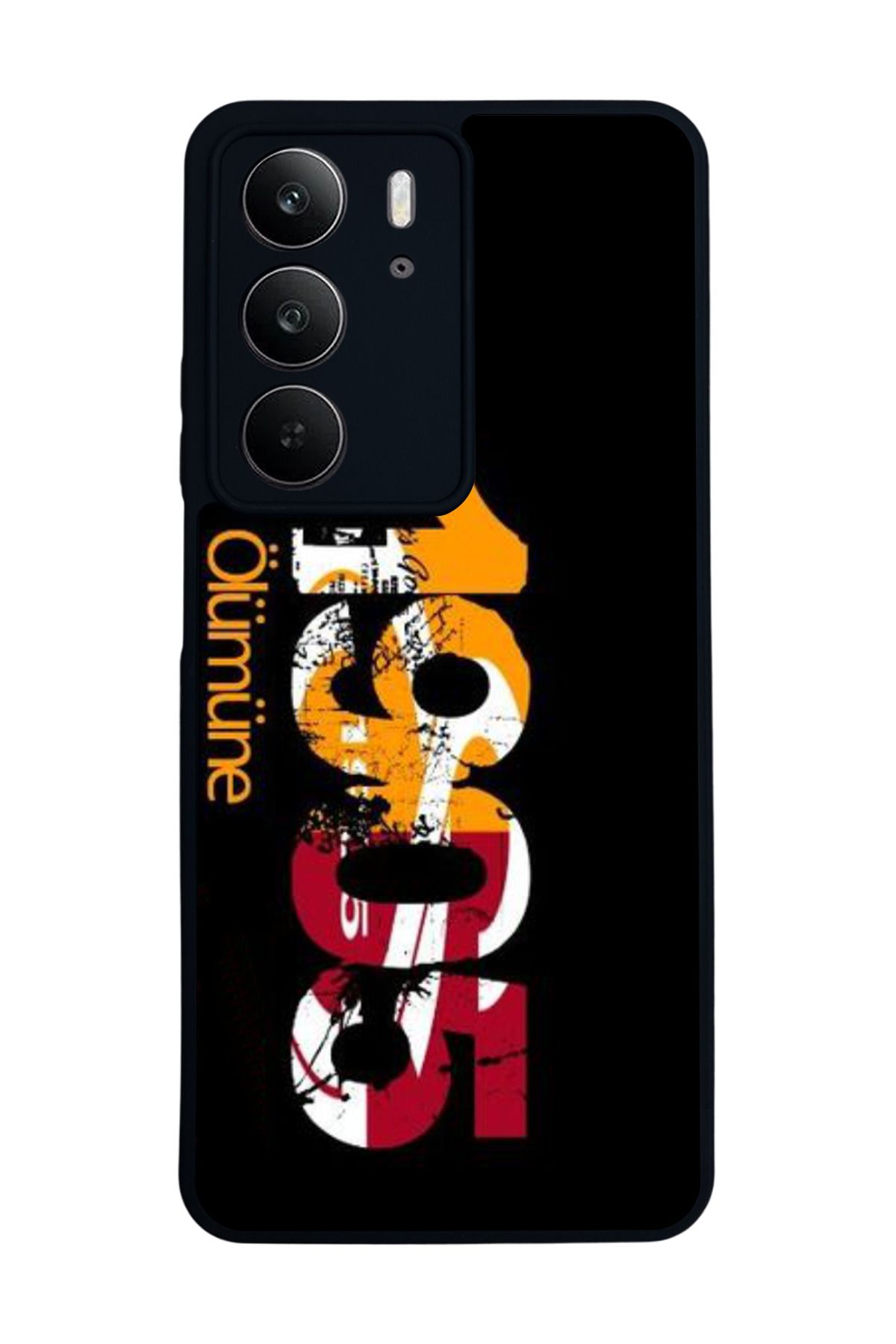 realme C75 Mat Uyumlu Siyah Kılıf – Yumuşak Silikon, Koruyucu, Şok Emici Kapak