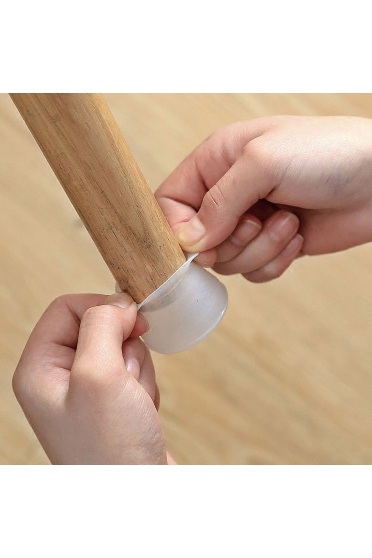 OurStyles 12 Adet Masa Sandalye Mobilya Ayağı Koruyucu Silikon Kılıf -Gürültü Emici Parke Koruyucu Silikon