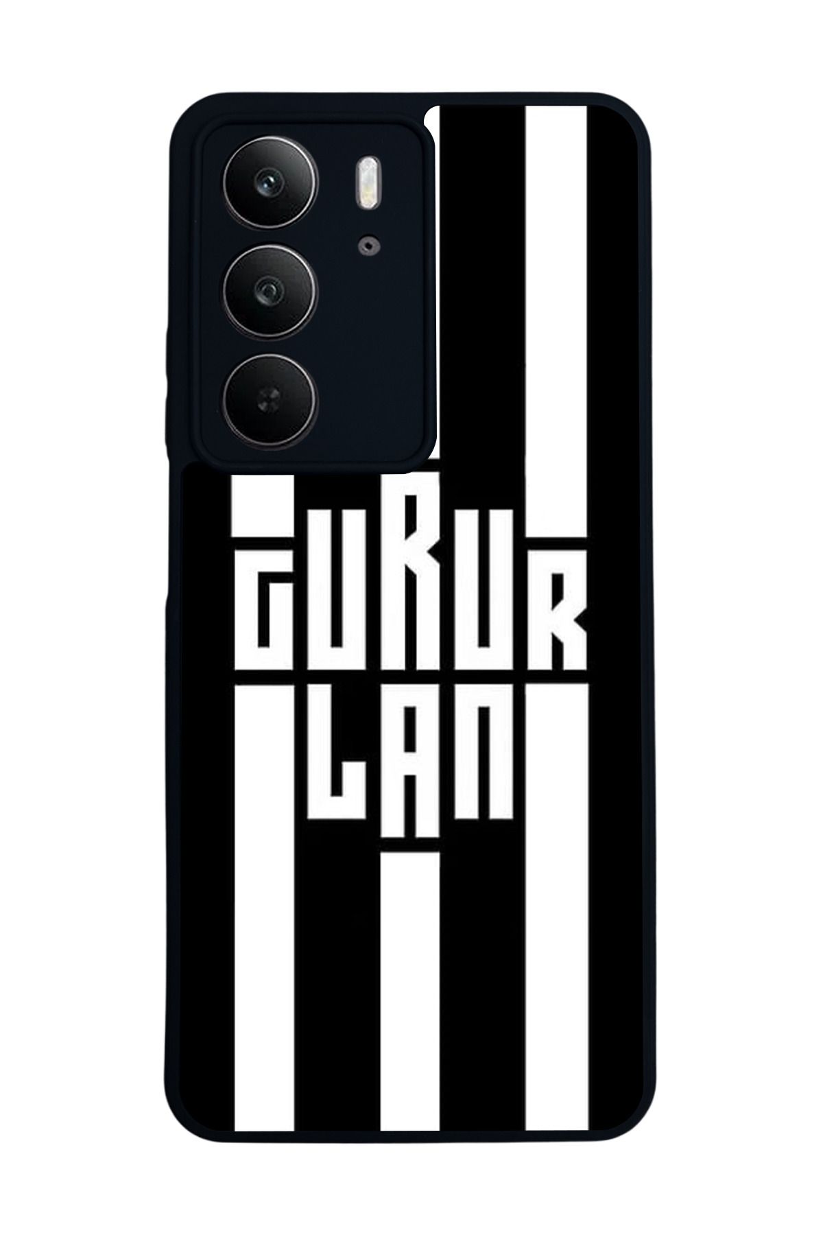 realme C75 Mat Uyumlu Siyah Kılıf – Yumuşak Silikon, Koruyucu, Şok Emici Kapak