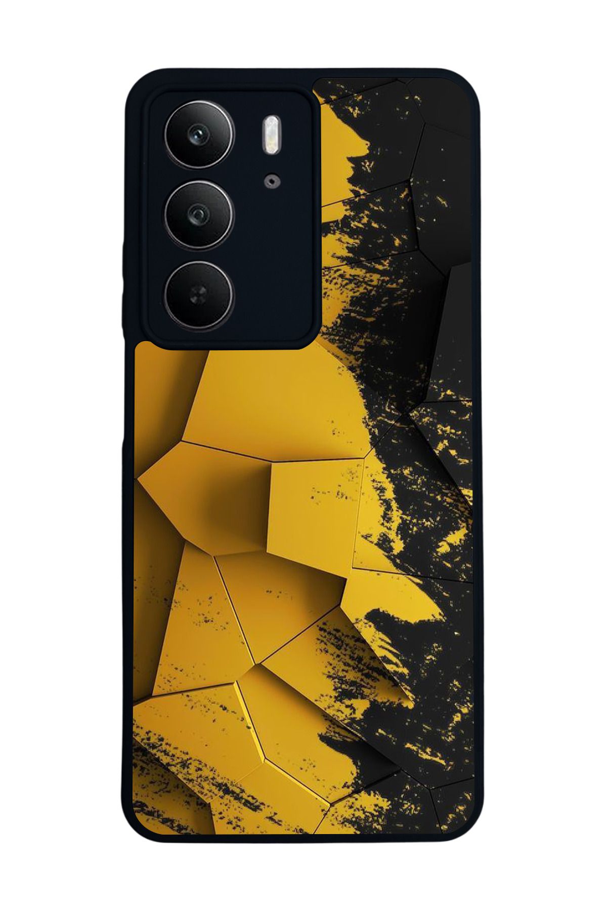 realme C75 Mat Uyumlu Siyah Kılıf – Yumuşak Silikon, Koruyucu, Şok Emici Kapak