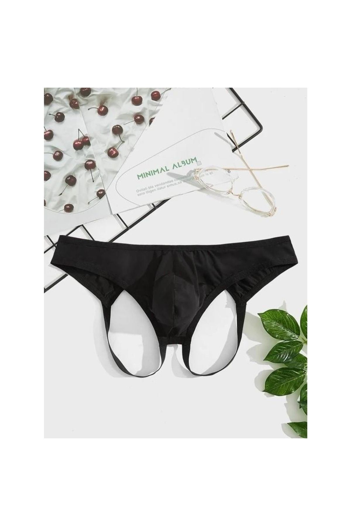 Narnuga Erkek Fantazi Siyah Jockstrap İç Giyim