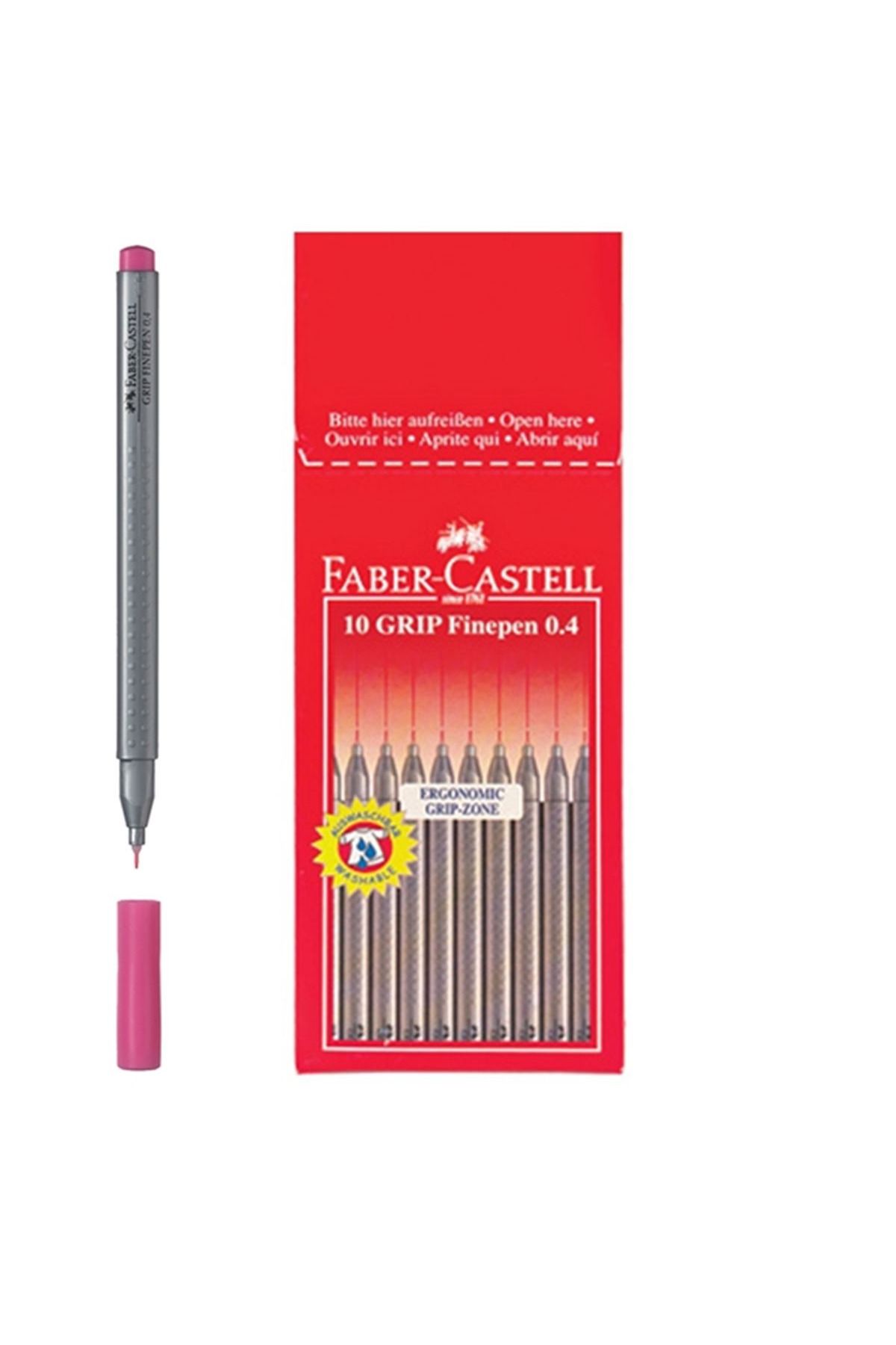 Faber FİNEPEN KALEM 0,4 MM. PEMBE 10 LU PAKET 151619
