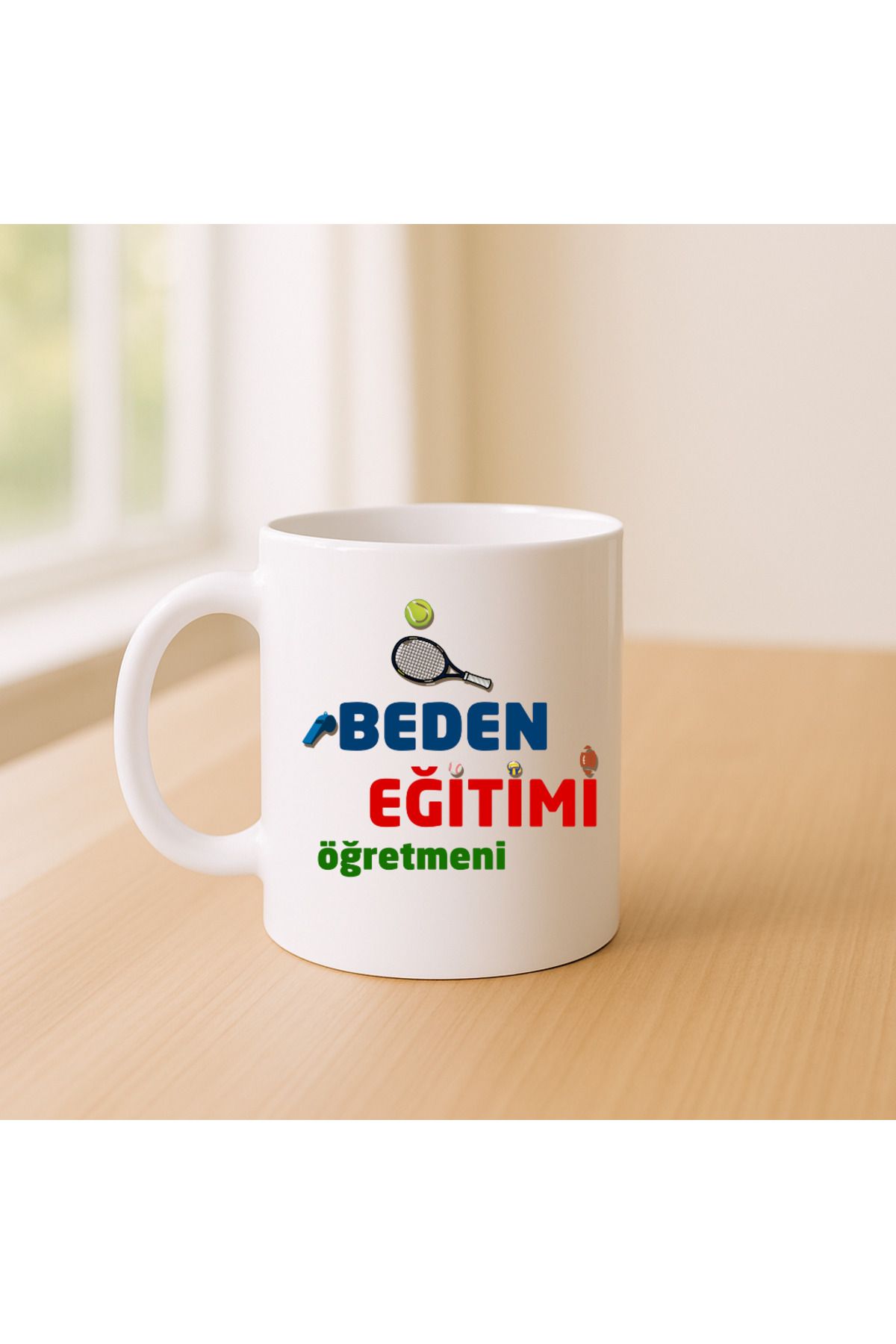 Er-Se Tasarım Beden Eğitimi Öğretmeni Kupa Bardak 01, Öğretmenler Gününe Özel Kupa Bardak Öğretmene Hediye Kupa