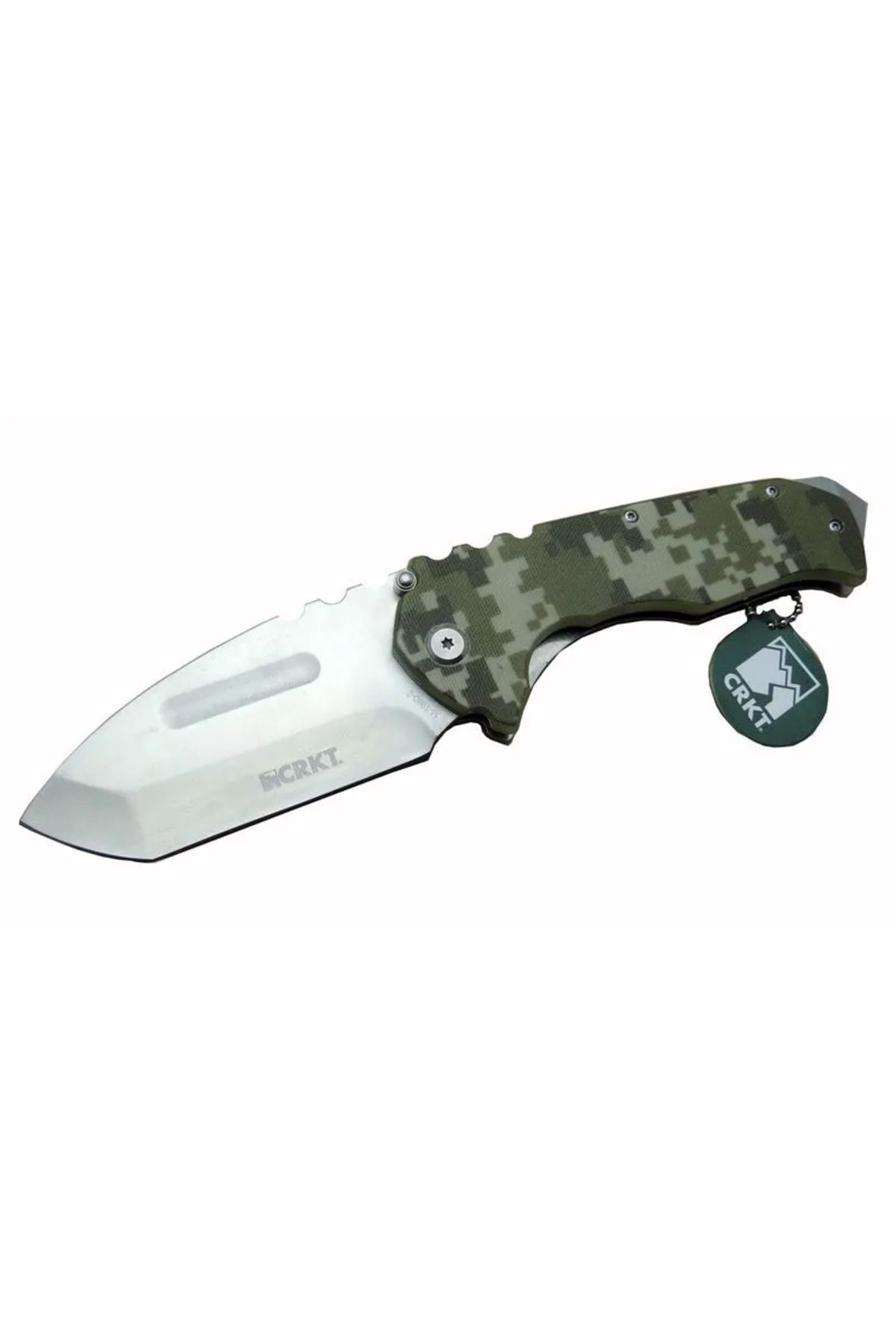Fixport CRKT Praetorian M 1960-2 Kamuflaj Outdoor Çakı 23 cm - Kılıflı, Kutulu