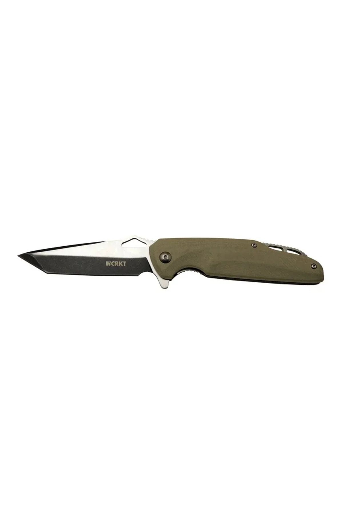 Fixport Crkt Predator 706 C Bej Kamp / Outdoor Çakı 21cm - Yarı Otomatik, Kemerlikli, Kutulu