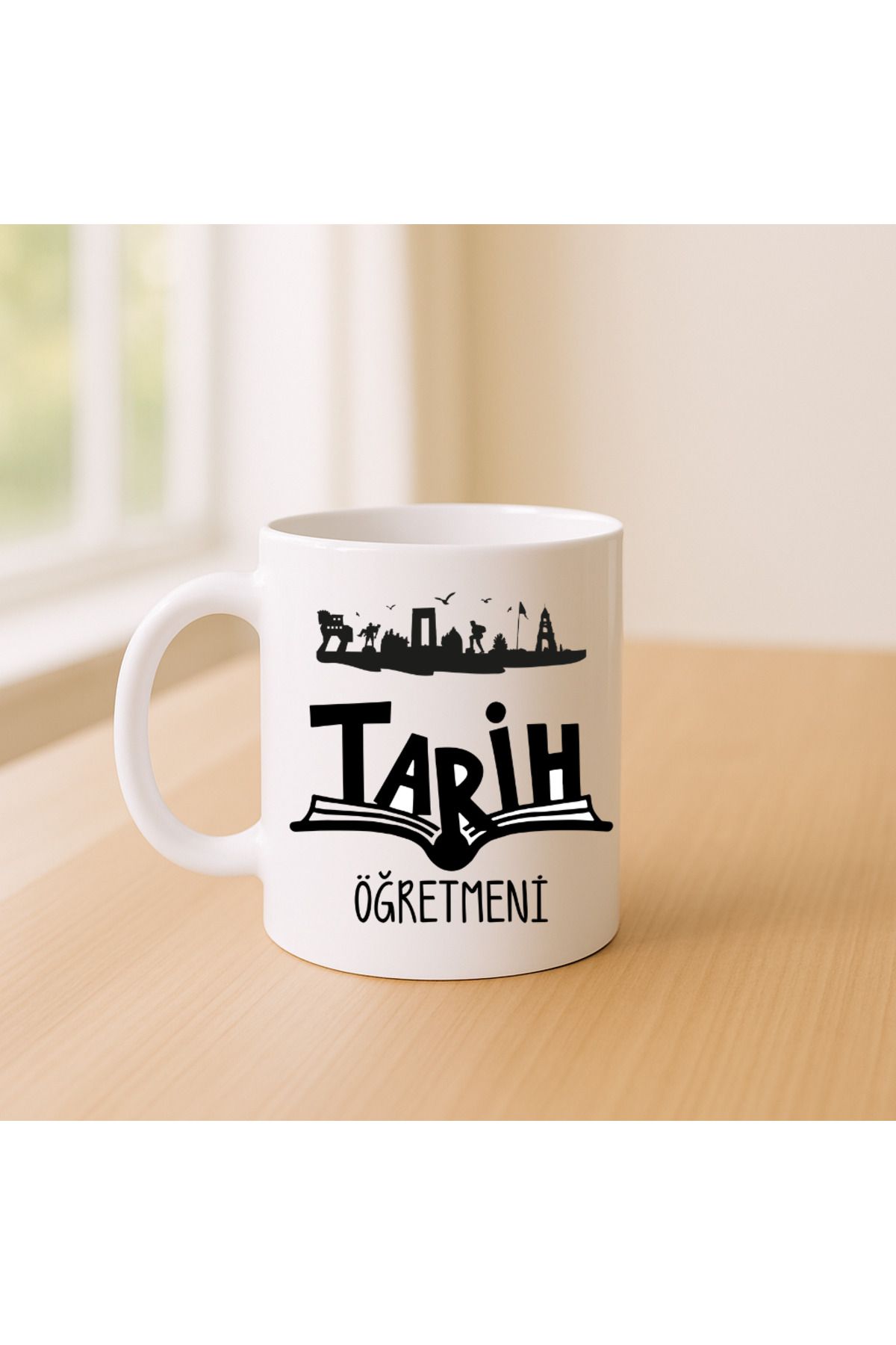 Er-Se Tasarım Tarih Öğretmeni Kupa Bardak 02, Öğretmenler Gününe Özel Kupa Bardak Öğretmene Hediye Kupa