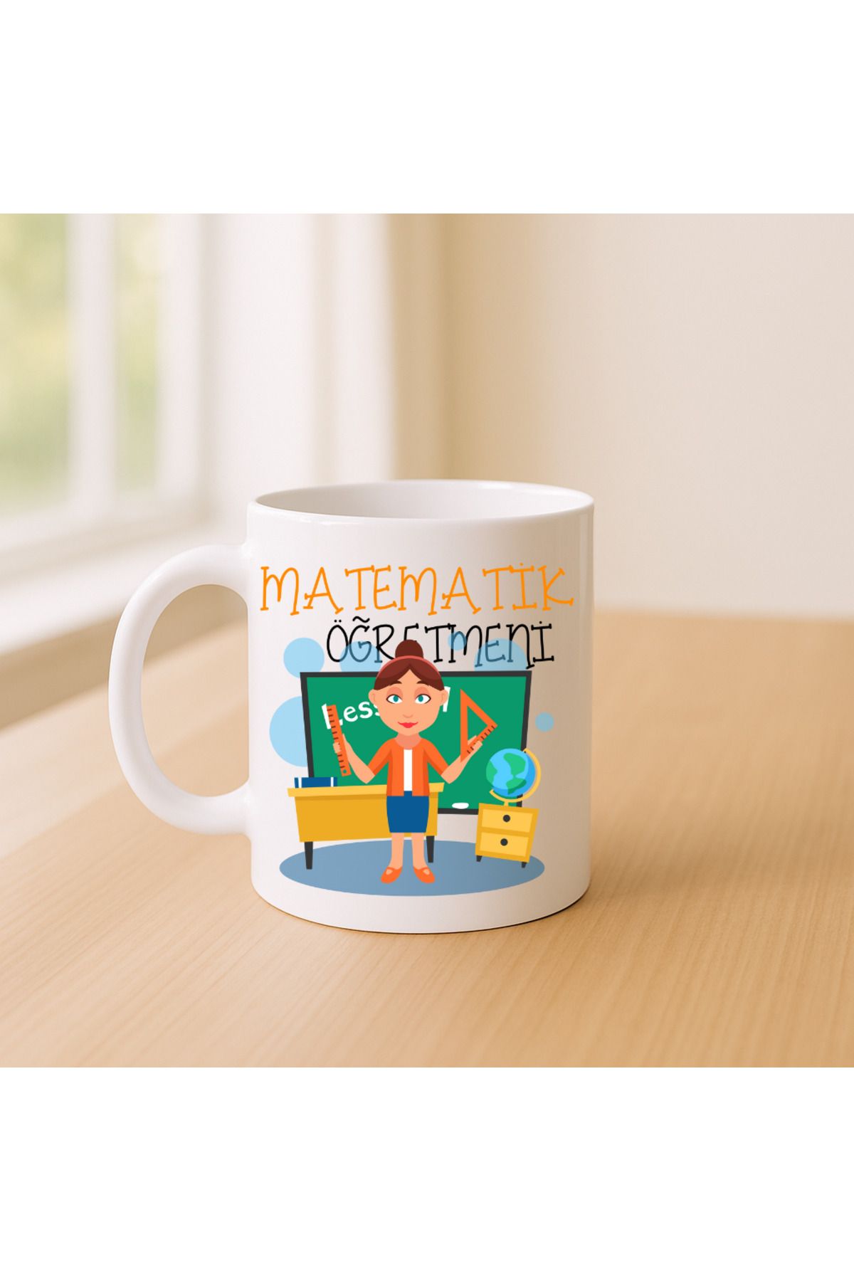 Er-Se Tasarım Matematik Öğretmeni Kupa Bardak 02, Öğretmenler Gününe Özel Kupa Bardak Öğretmene Hediye Kupa