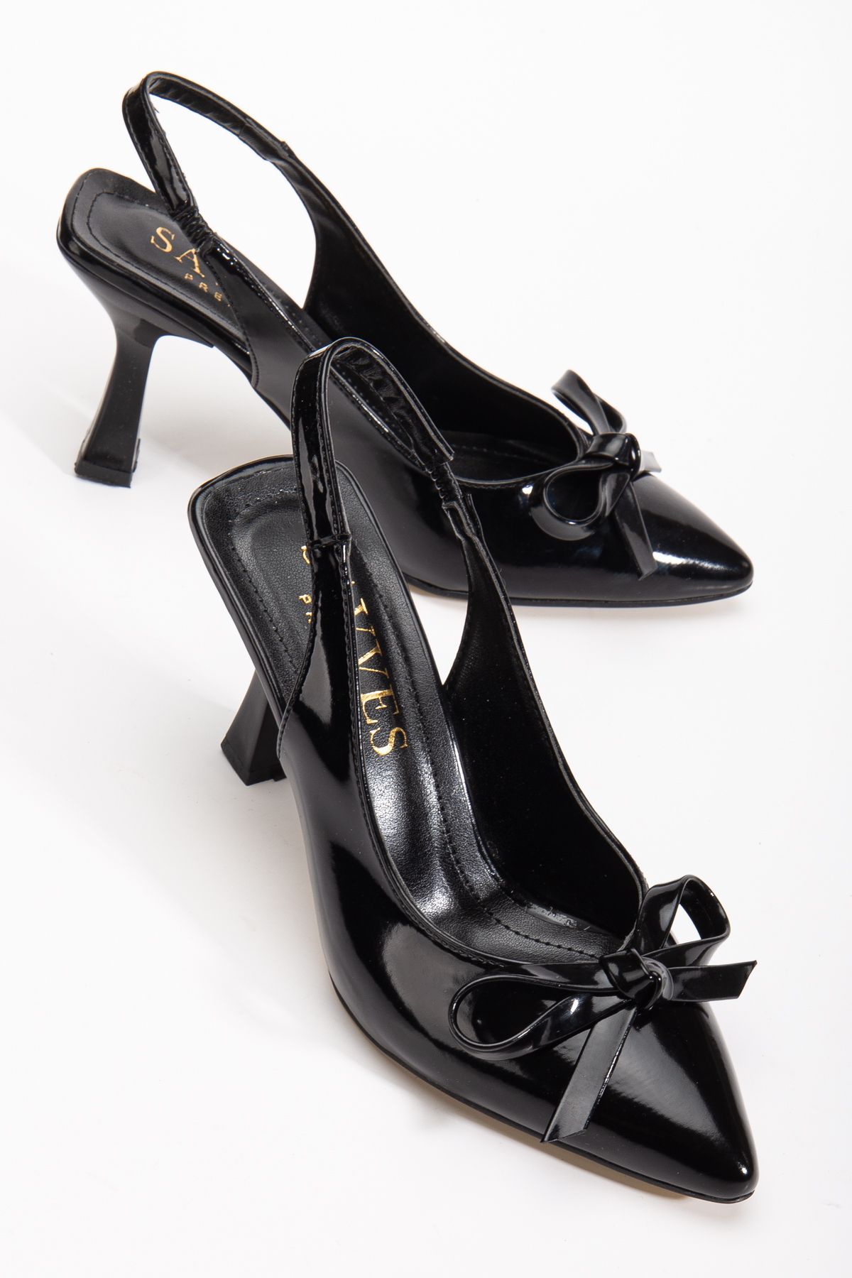 Brielfy Rev-2 Kadın İnce Papyon Fiyonklu Stiletto Kadın Yaz 9cm Topuklu Ayakkabı
