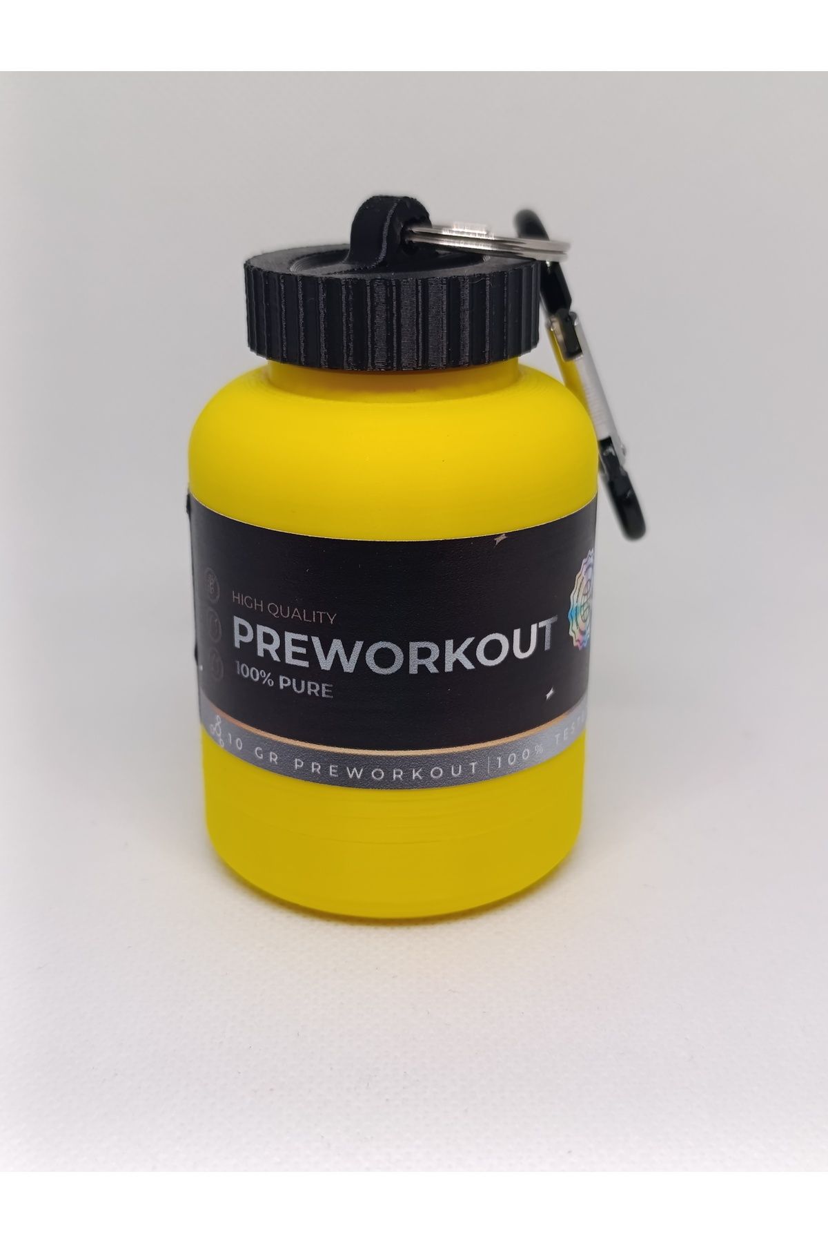 NozzleCraft Preworkout Toz Saklama Hunisi – 30g | Karabinalı