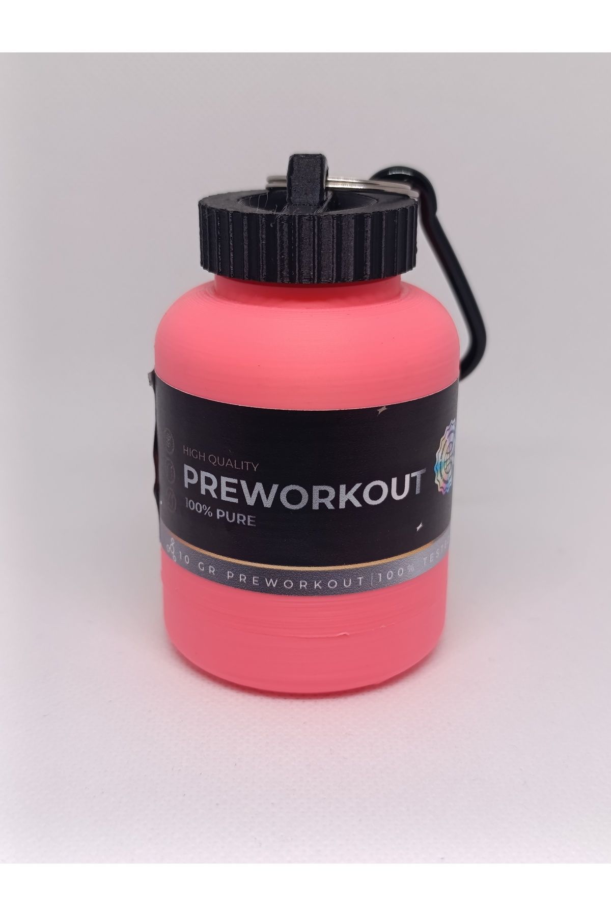 NozzleCraft Preworkout Toz Saklama Hunisi – 30g | Karabinalı