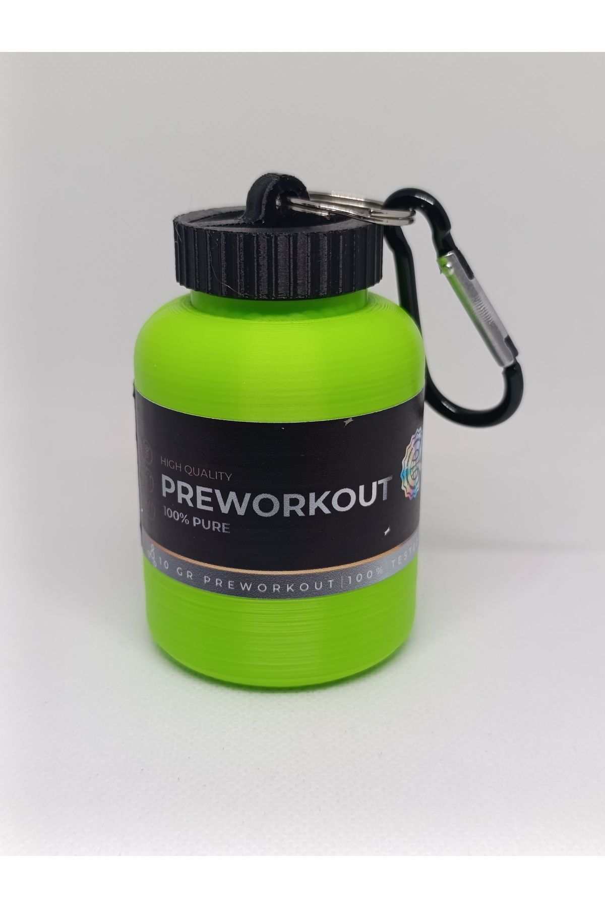 NozzleCraft Preworkout Toz Saklama Hunisi – 30g | Karabinalı