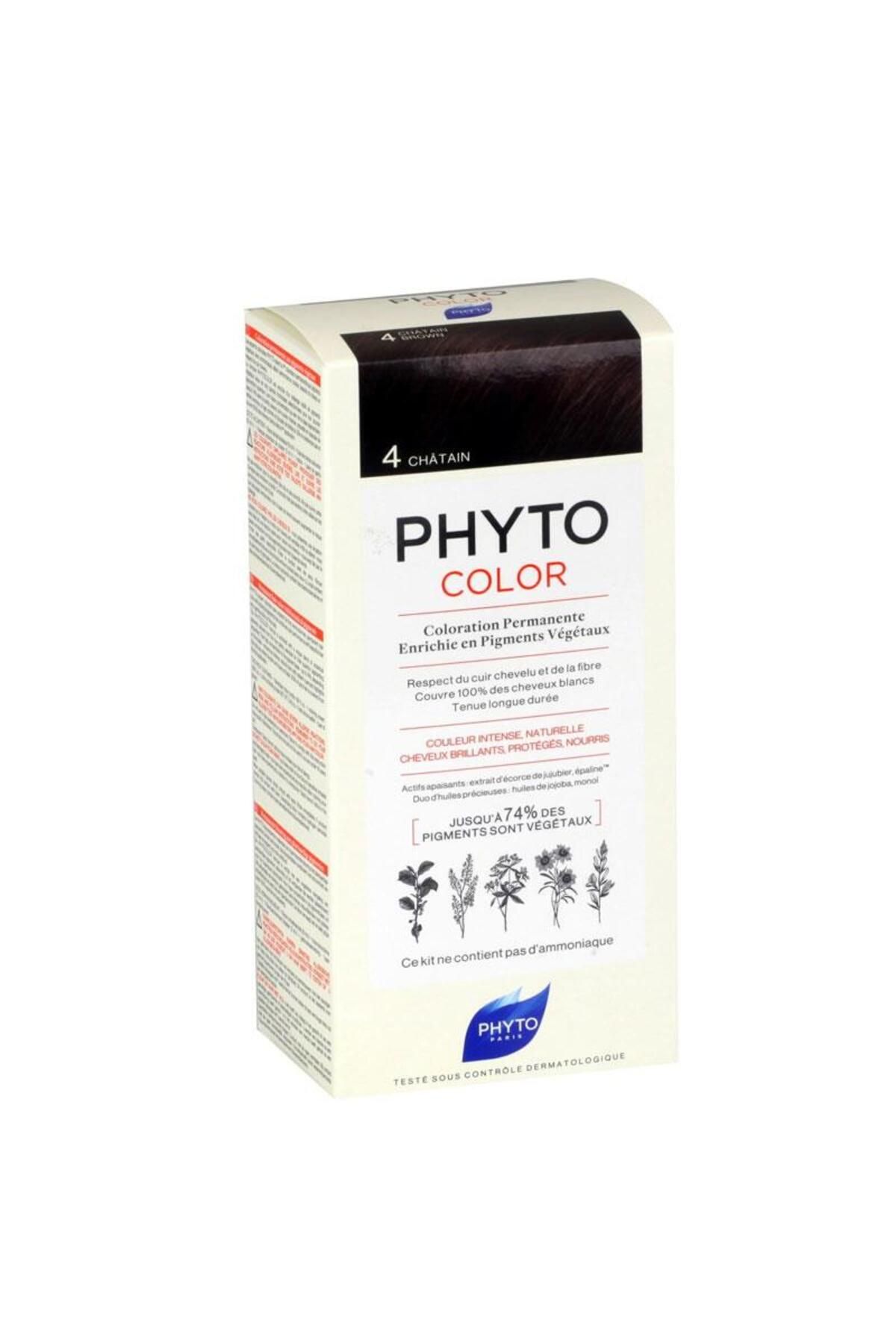 Phyto Saç Bakım Phyto Phytocolor Bitkisel Saç Boyası - 4 Kestane
