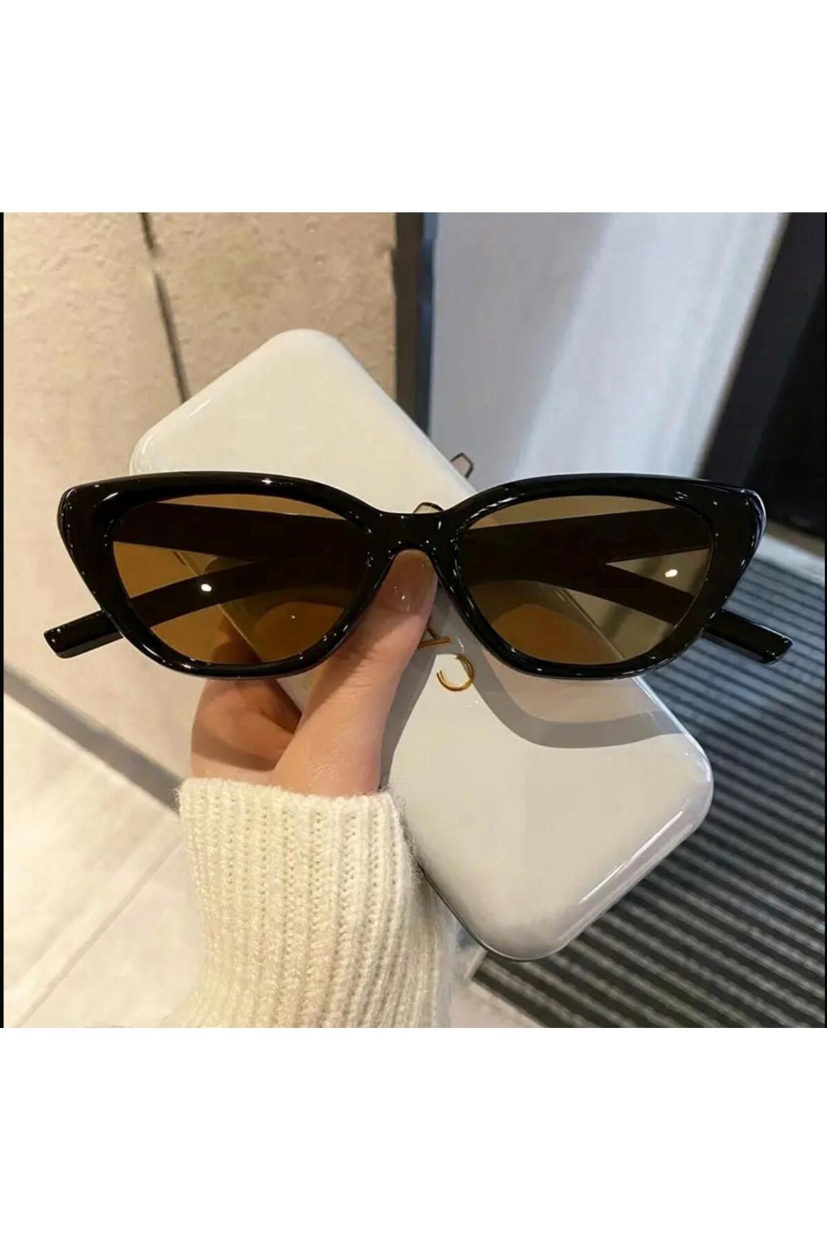 Butik Kedi Gözü Çerçeveli Güneş Gözlüğü