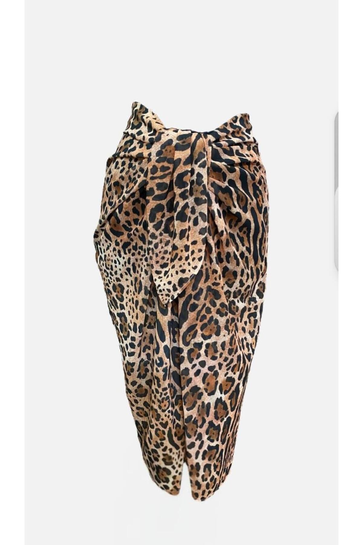 Niceboutique Belden Bağlamalı Şifon Pareo (150cmx100cm)