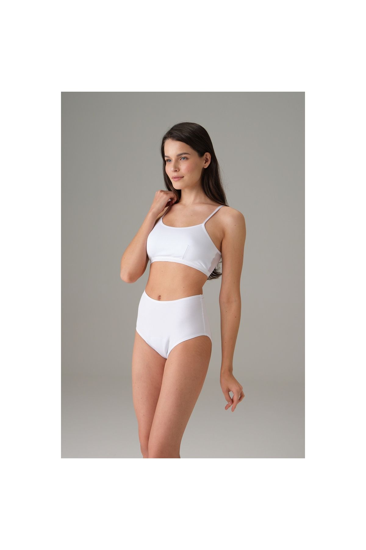 Narnuga Kadın Beyaz Kadın Slip Külot 7183