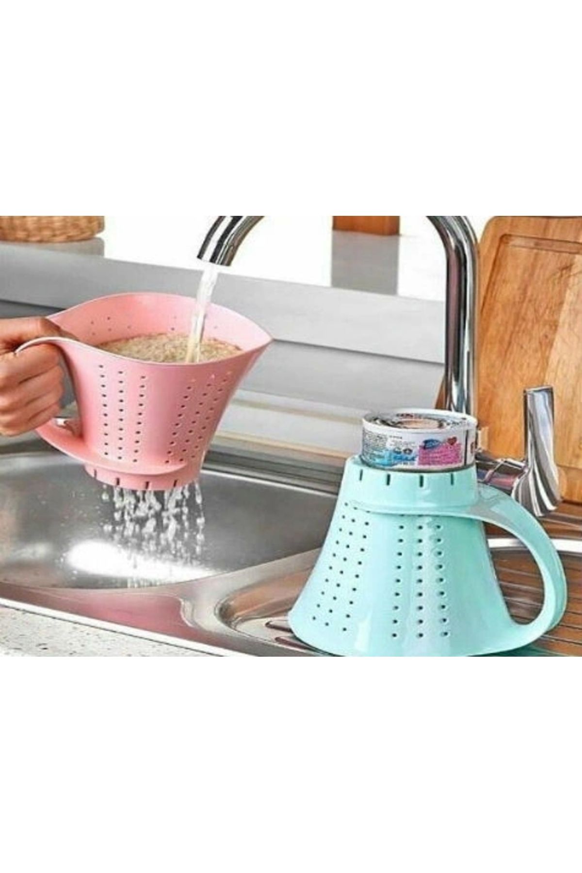 OurStyles Sürahi Şeklinde Pirinç Yıkama Süzgeci