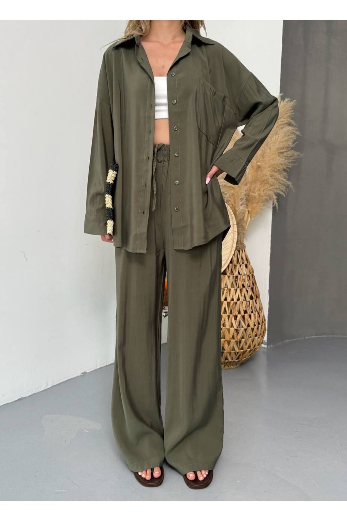 Castivo Fashion Düğmeli Salaş Takım