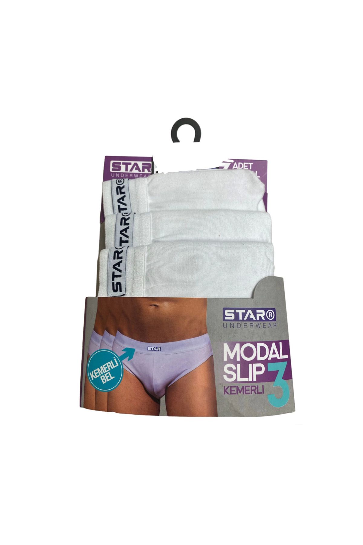 Narnuga Star 109 Erkek 3'lü Modal Slip