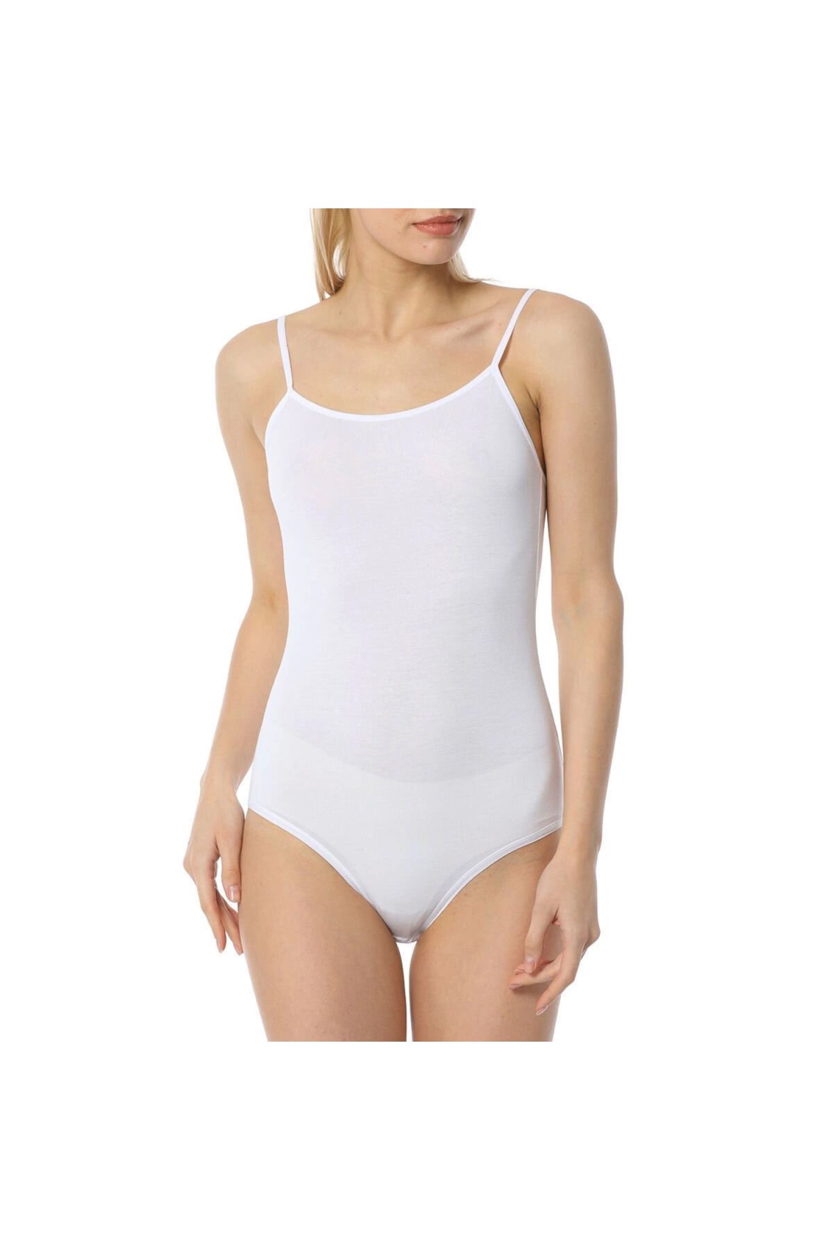 Narnuga 9251 İnce Askılı Çıtçıtlı Body