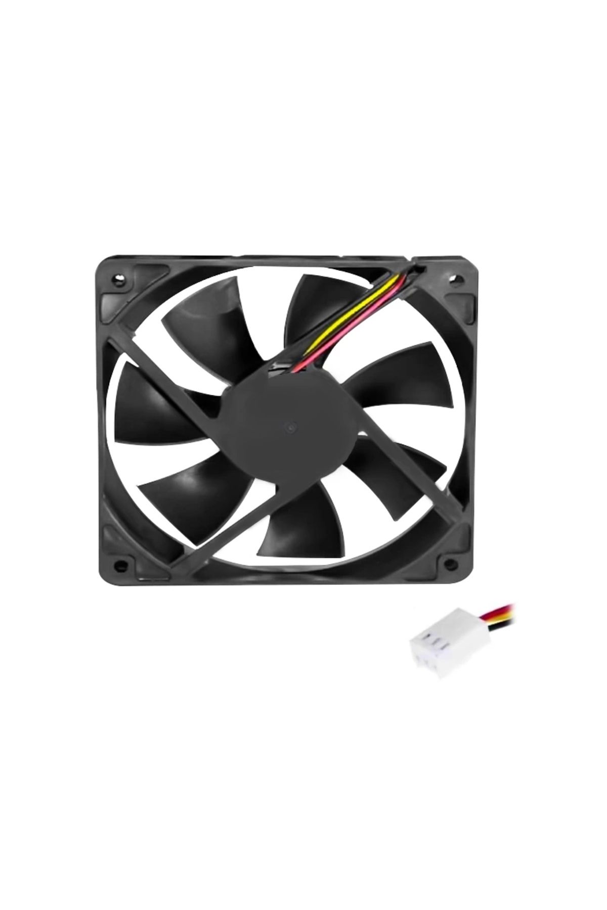FTT SHOPPING MARKET Ic-216 Fan 80x80x25mm 12v Dc 3 Kablolu 8x8 Fan